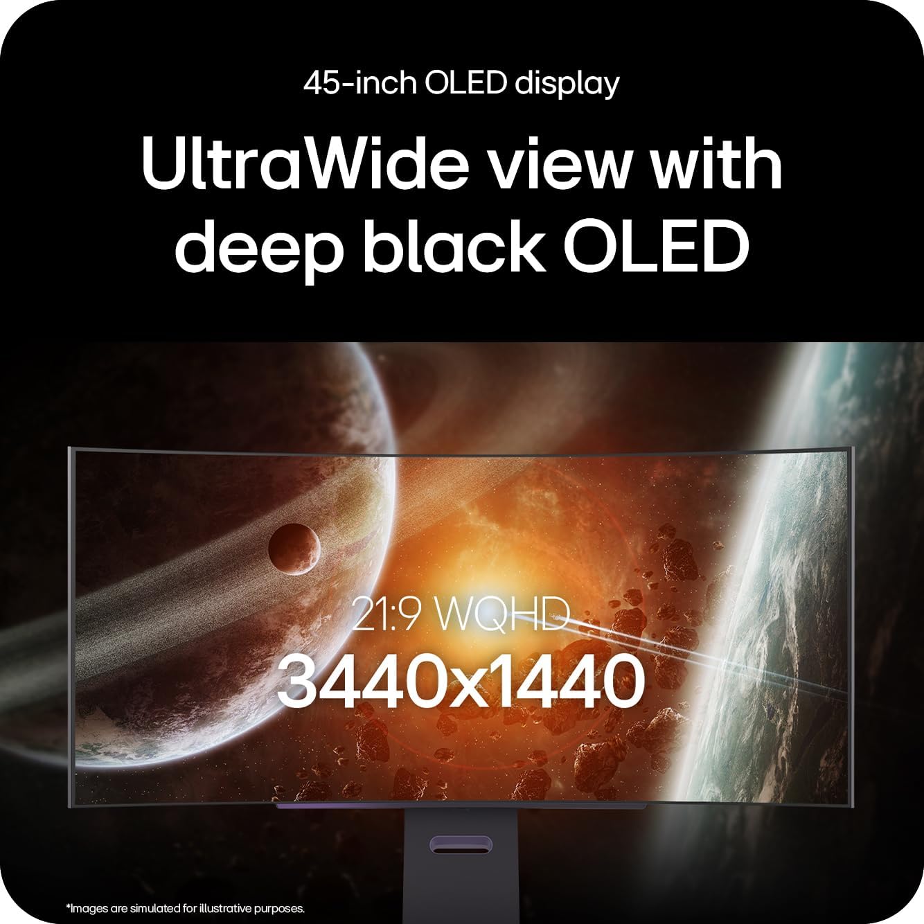 Detalle de LG UltraGear OLED GX9 45-inch Ultrawide Gaming Monitor