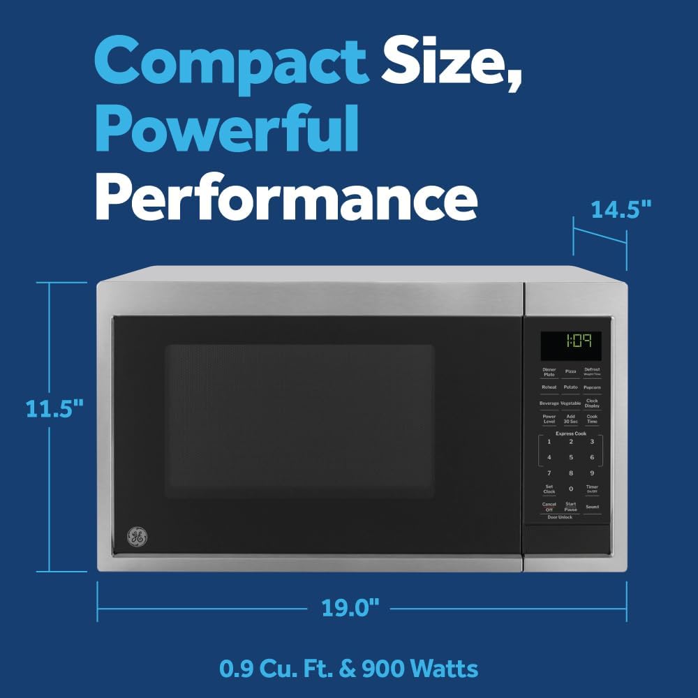 Detalle 2 de GE Countertop Microwave Oven 0.9 cu. ft.