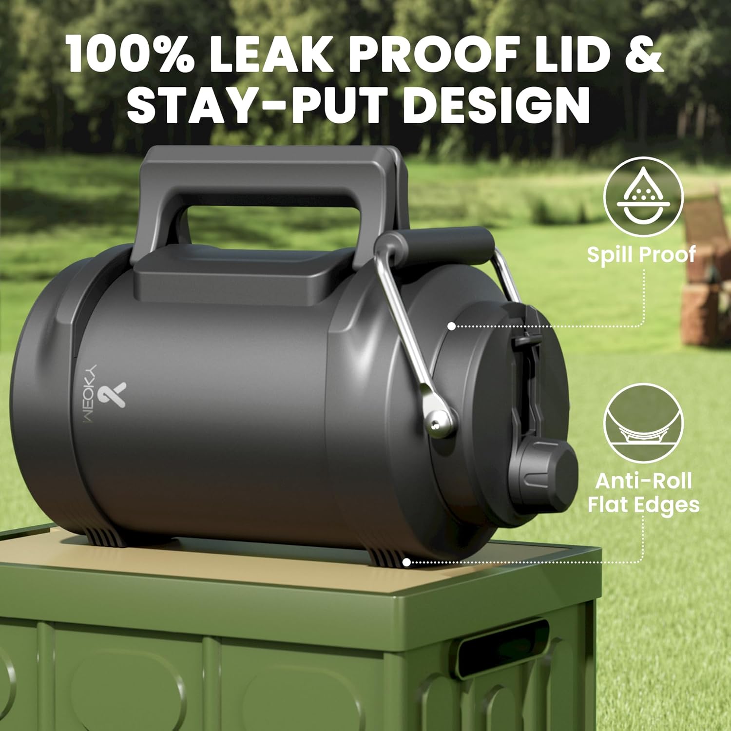 Thumbnail 4 de Meoky 128 oz Insulated Water Bottle