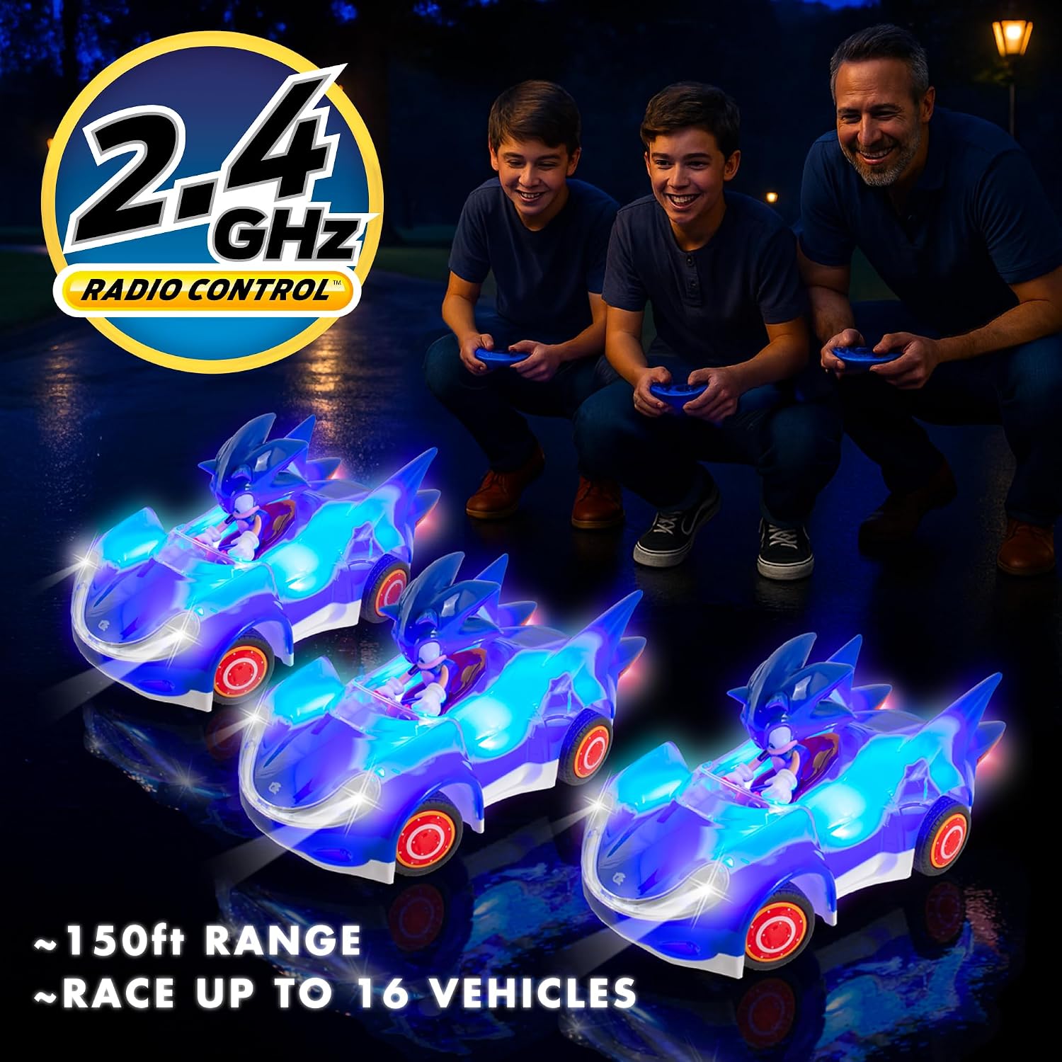 Detalle 2 de NKOK 685 Sonic Glow Racer 1:28 Scale RC Car with Light-Up Panels