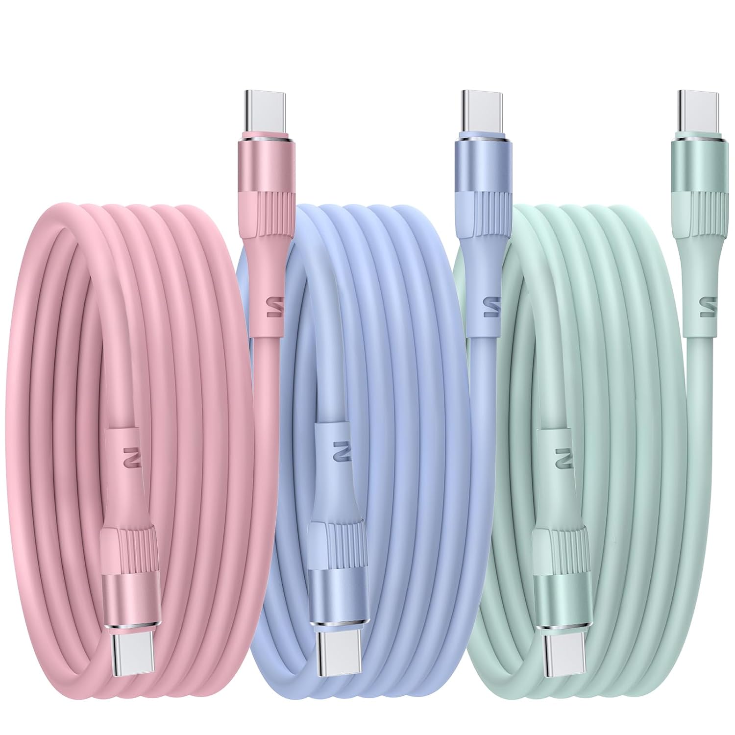 Thumbnail 5 de Nebite USB-C Charger Cable 60W 10FT (3 Pack) – USB-C to USB-C PD 3.0 Fast Charging