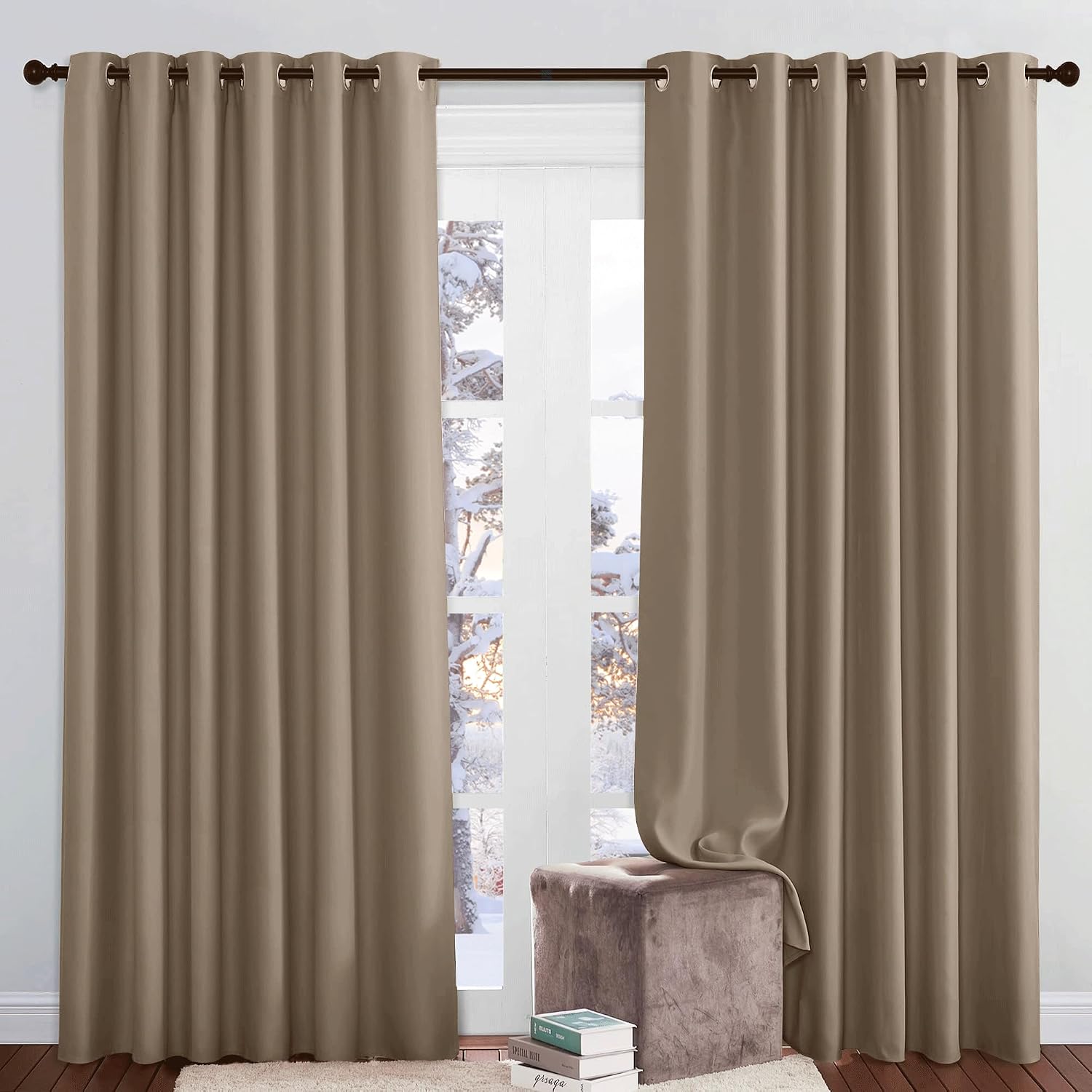 Detalle de PONY DANCE Blackout Curtains 80×108" 🪟