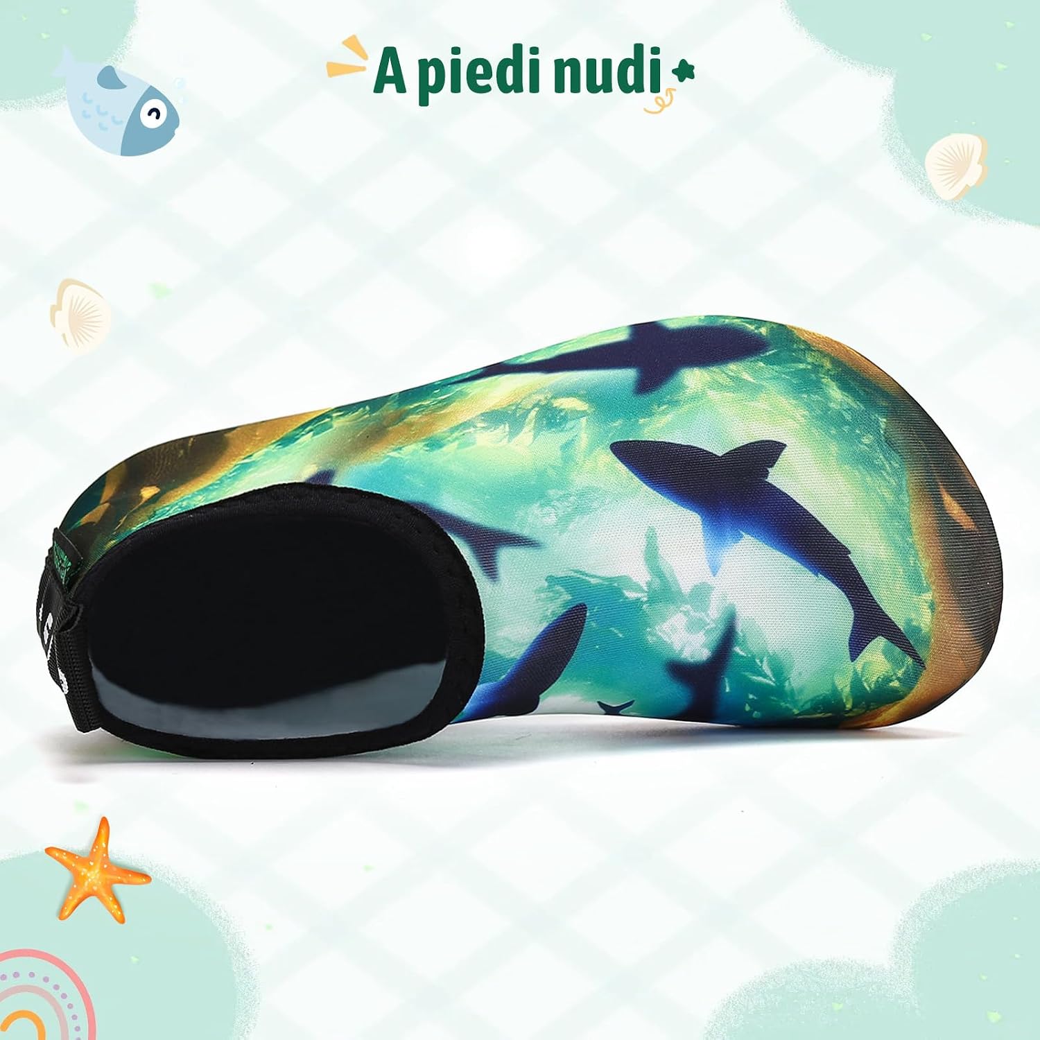 Detalle de SAGUARO Scarpette da Scoglio e Scarpe da Sport Acquatici Unisex Bambino
