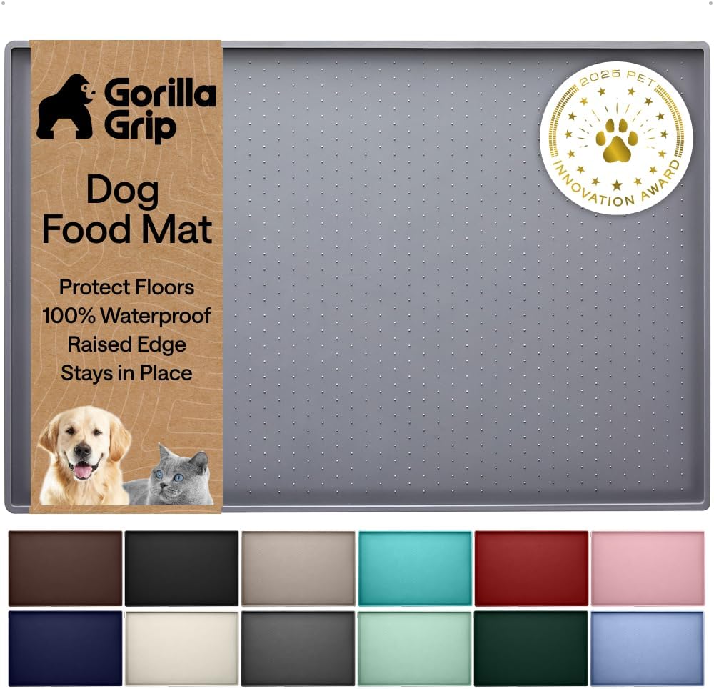 Detalle de Gorilla Grip Dog Food Mat 18.5 x 11.5 Inches