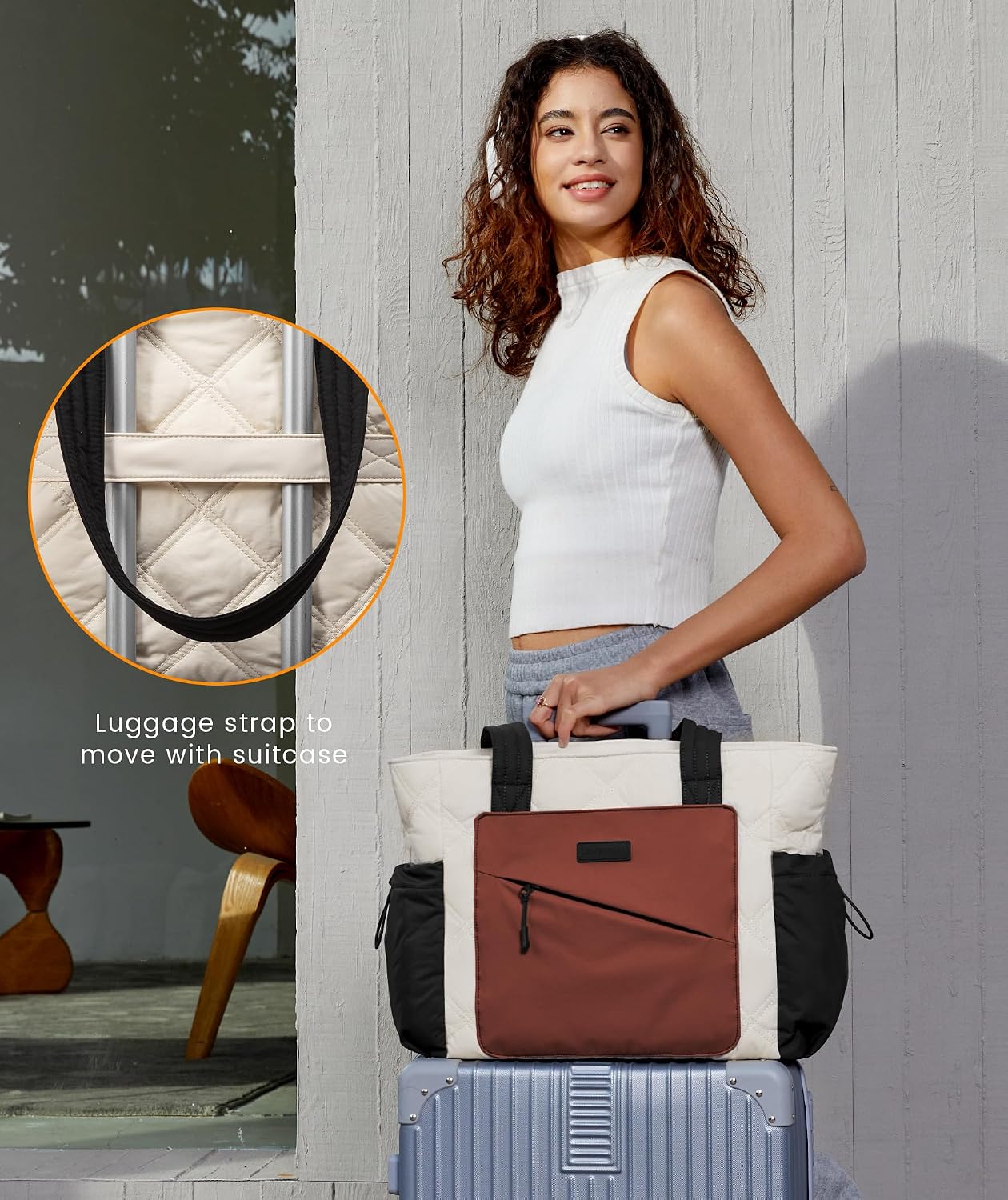 Thumbnail 6 de LOVEVOOK Tote Bag 40.6×32×15.7cm