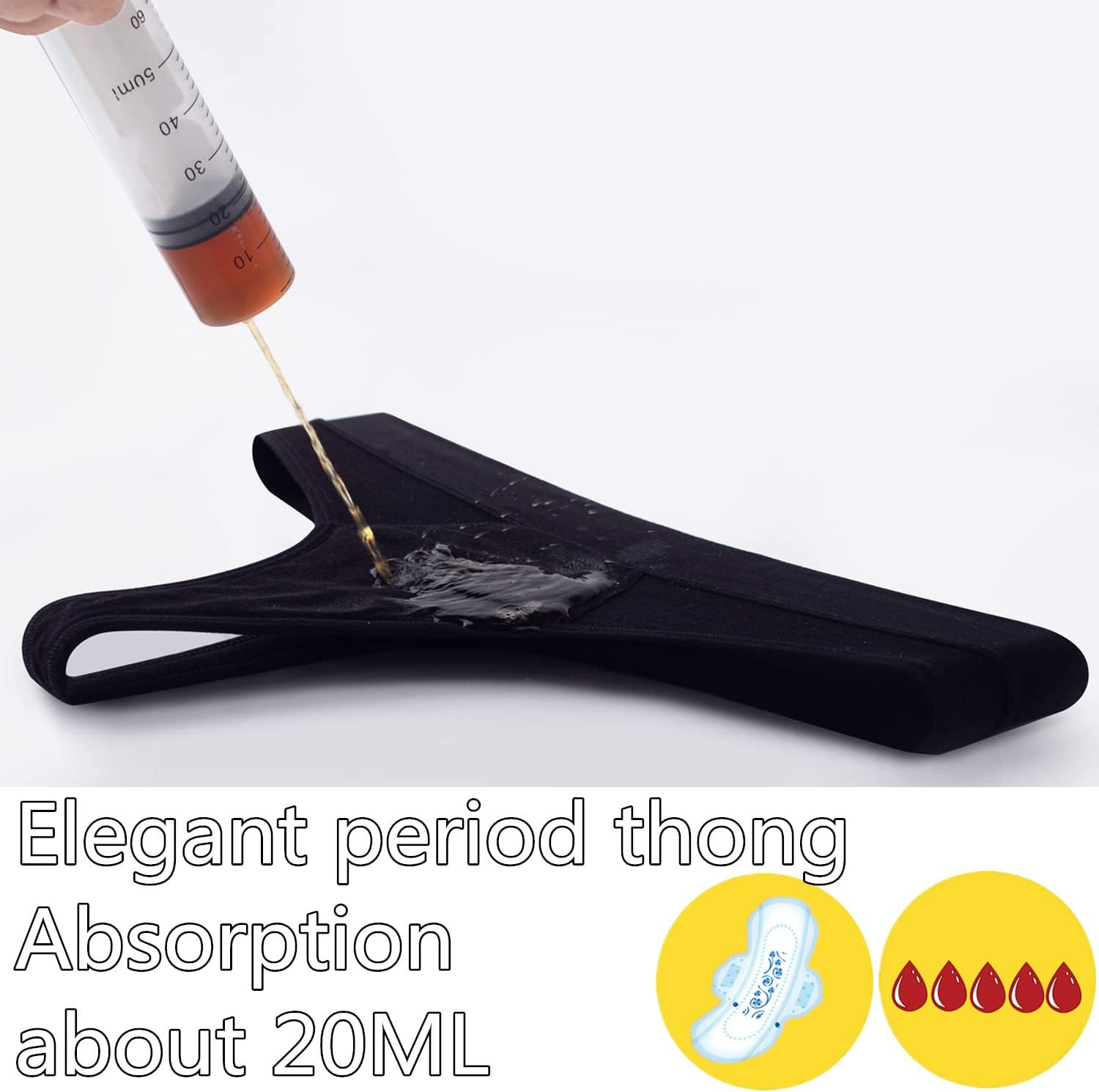 Thumbnail 3 de Period pants thong for heavy flow, 20 mL