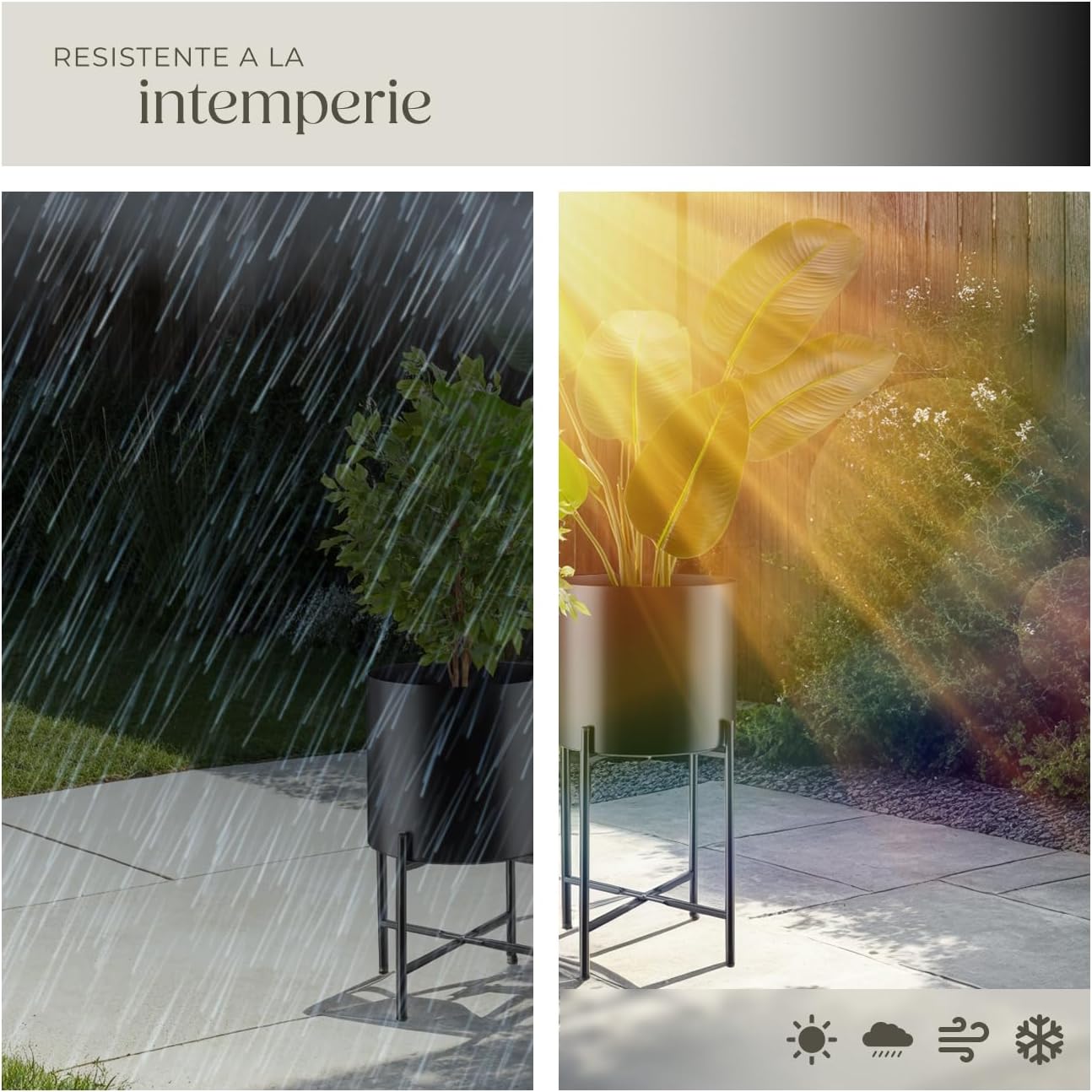 Thumbnail 6 de tectake® Maceteros Decorativos Set de 2 20 kg