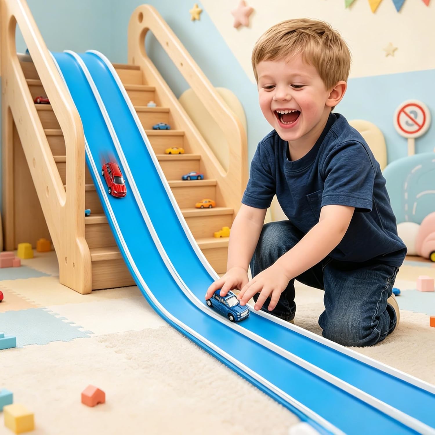 Detalle de YUOIOYU Flexible Race Track, 15 Ft