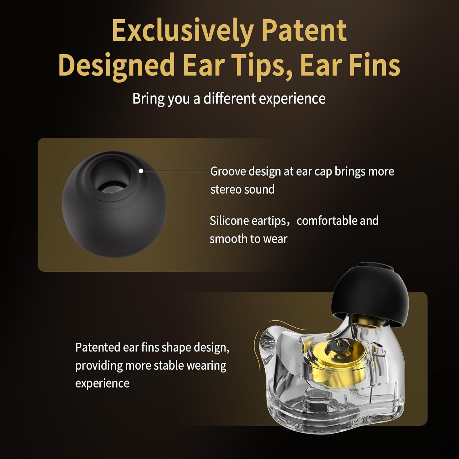 Thumbnail 6 de Keephifi CCZ MC02 Gaming Earbuds: Wired In-Ear Monitors with 10mm Dual Magnetic DD