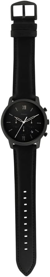 Thumbnail 4 de FOSSIL Neutra Herren-Uhr mit Quarz-Chronograph und Lederarmband