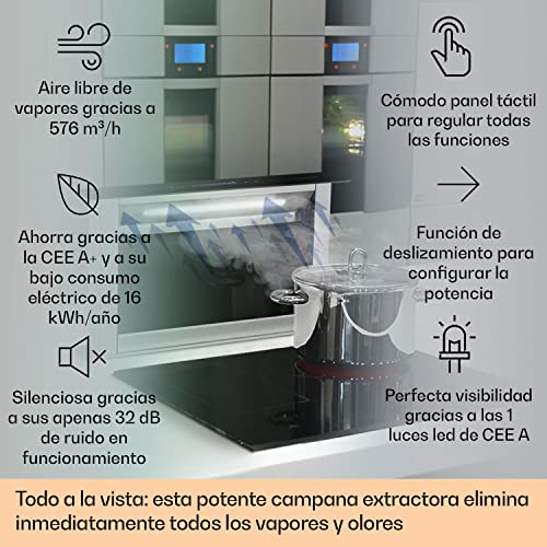 Detalle 2 de Klarstein Campana Extractora 60 cm A++ 🍴