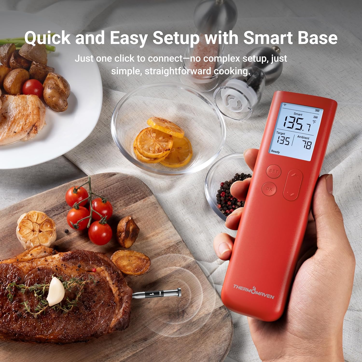 Detalle 2 de ThermoMaven Smart Bluetooth Meat Thermometer
