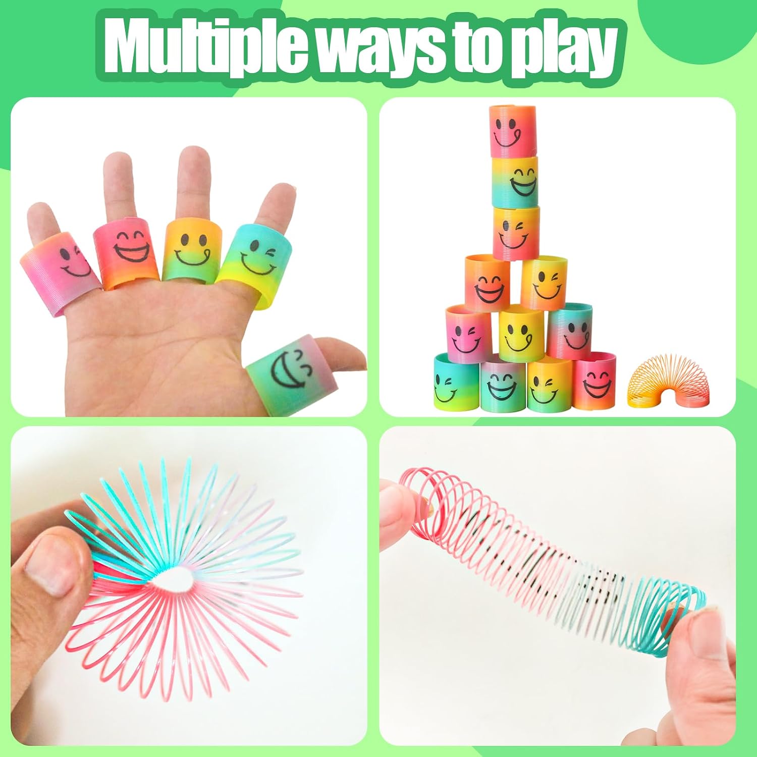 Thumbnail 2 de Cocurb 32 Pcs Mini Spring Party Favors for Kids (Ages 4–8) — Fun Fidget Springs for Birthdays, Classrooms, and Goodie Bags