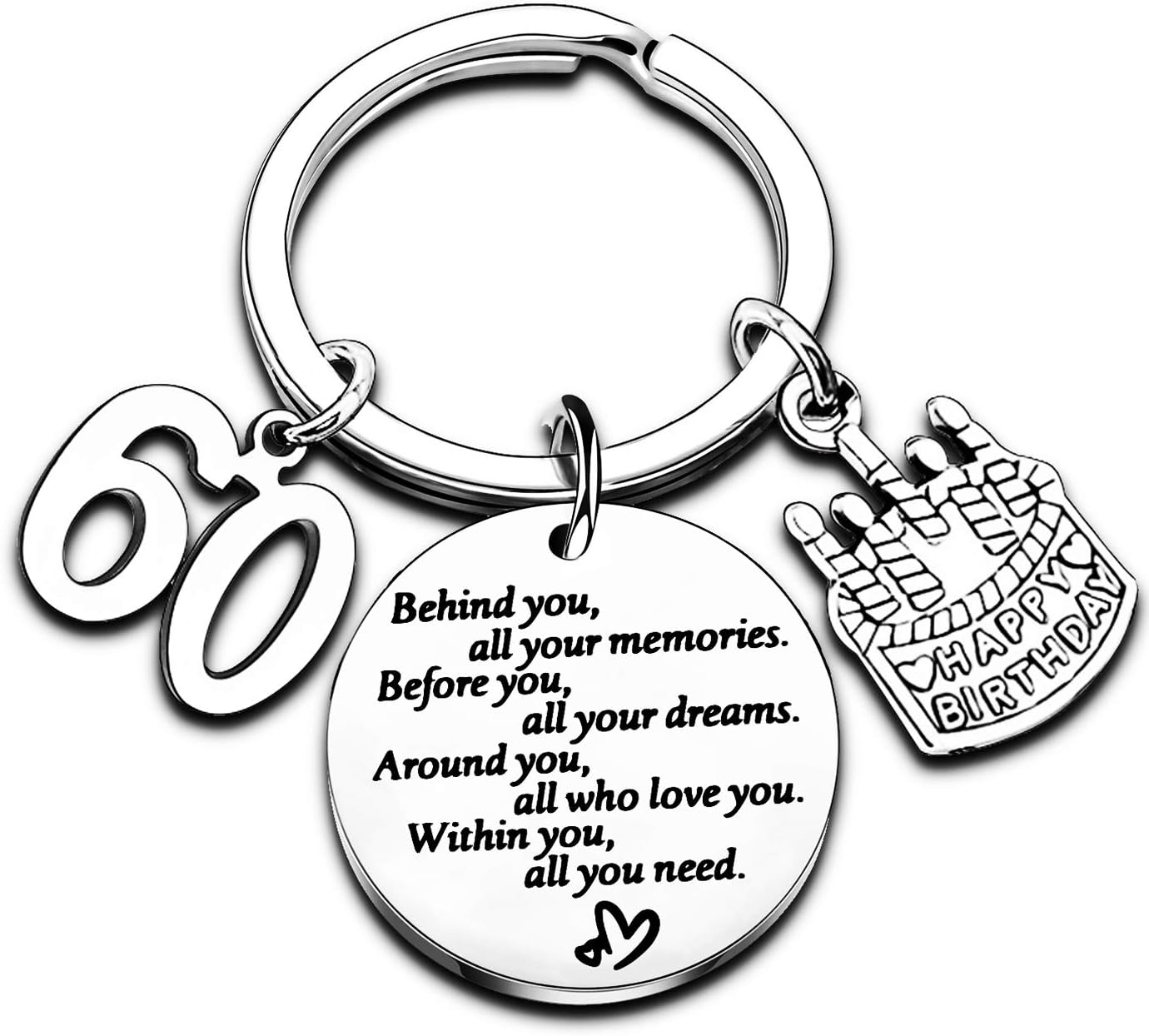 Thumbnail 6 de Nimteve Birthday Keyring – Inspirational Stainless Steel Gift for Women, Girls and Mum