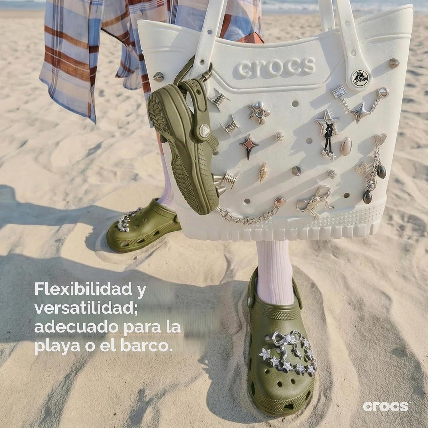 Detalle de Crocs Classic Clog 42-43 EU Army Green: ficha de compra