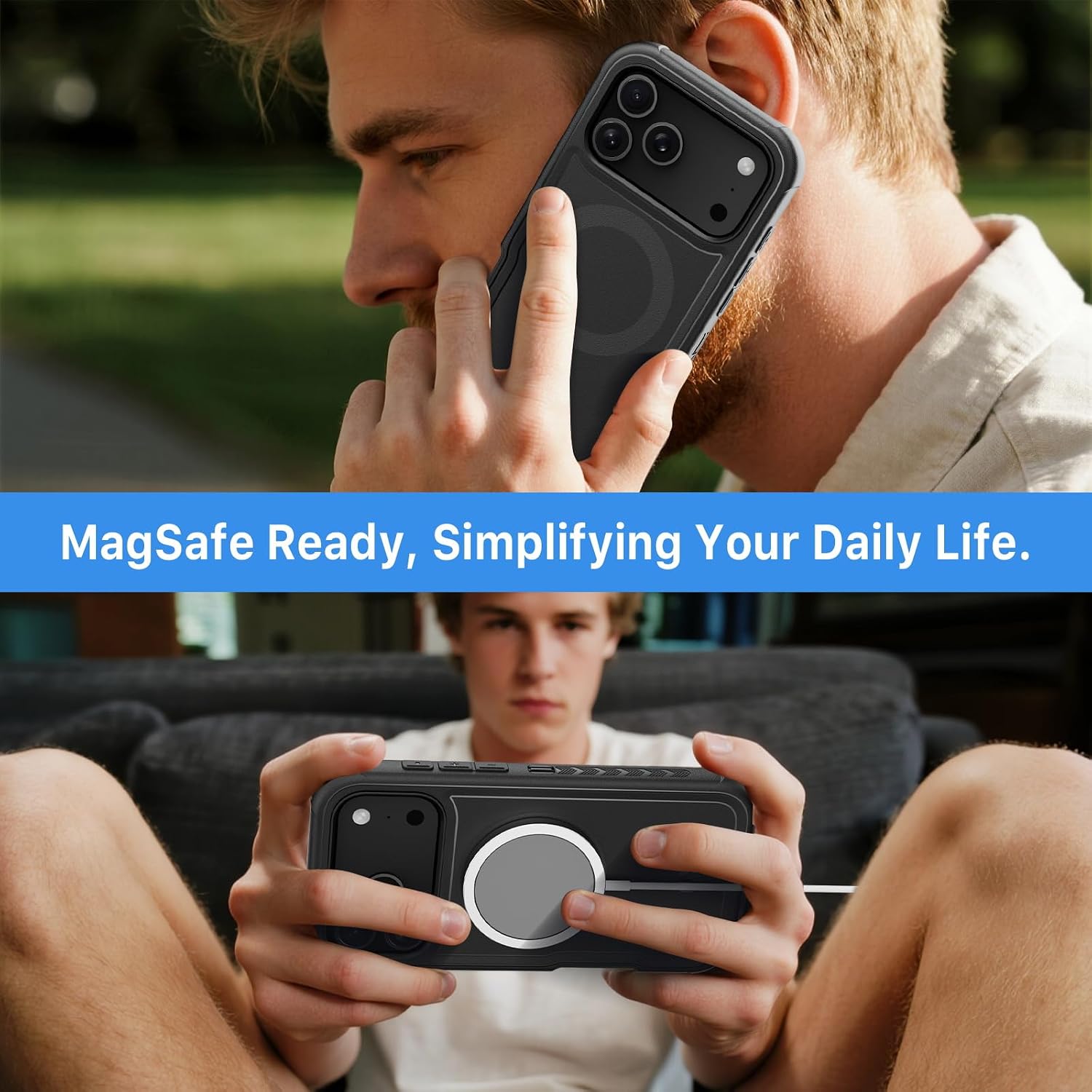 Thumbnail 6 de M MYBAT PRO for iPhone 17 Pro Max Rugged Magnetic Case (Black) with Magsafe Compatibility
