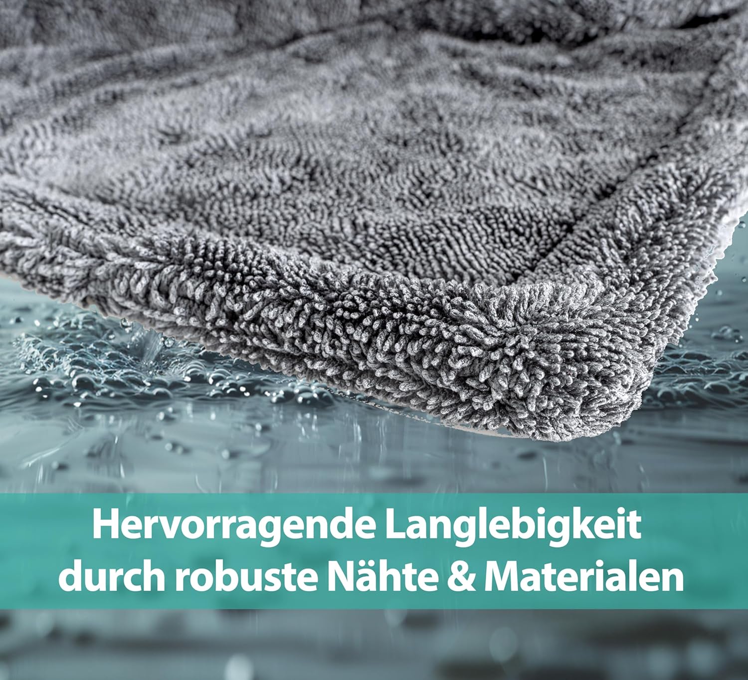 Thumbnail 5 de Kemes Mikrofasertücher Auto XXL Ultra saugstark 1400 GSM (50x80 cm) – kratzfreies Trockentuch für Auto & Motorrad