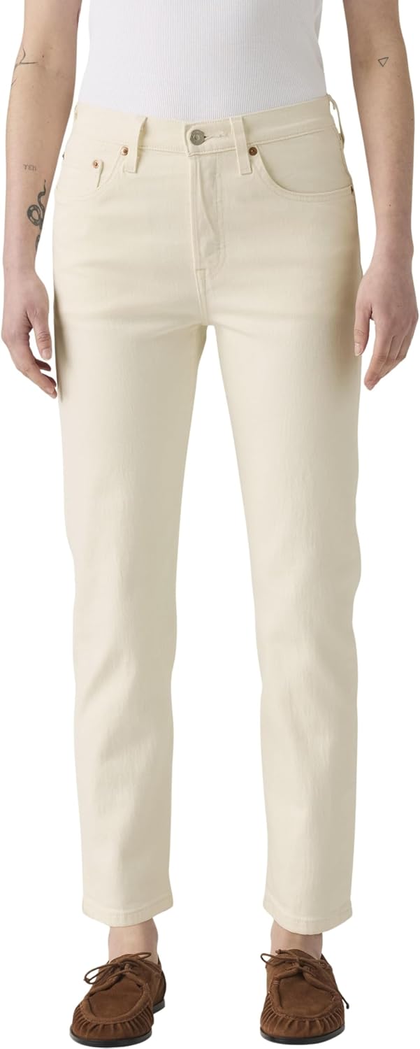Detalle de Levi's 501 Crop Donna - Jeans a gamba dritta corti, comfort e stile senza tempo