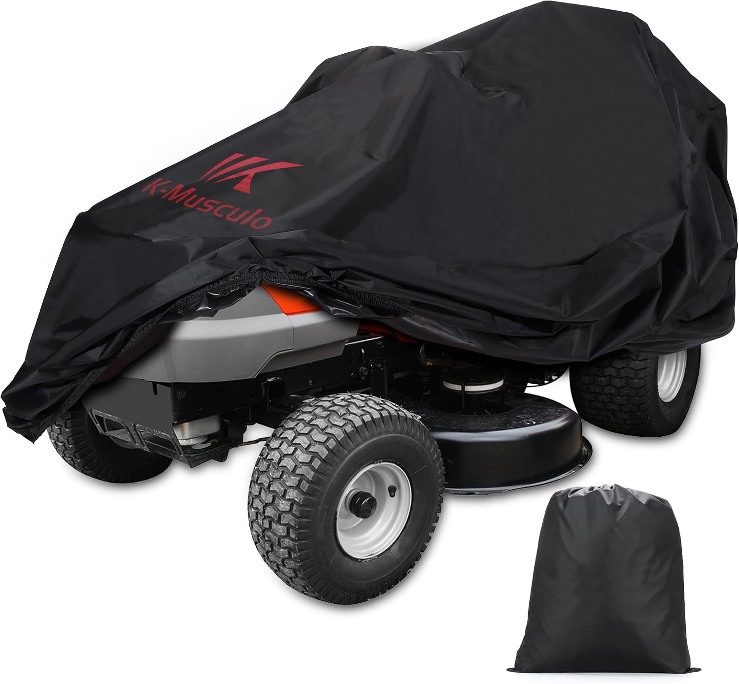 Detalle de K-Musculo Riding Lawn Mower Cover, 420D PU-Coated, 72"L x 54"W x 46"H