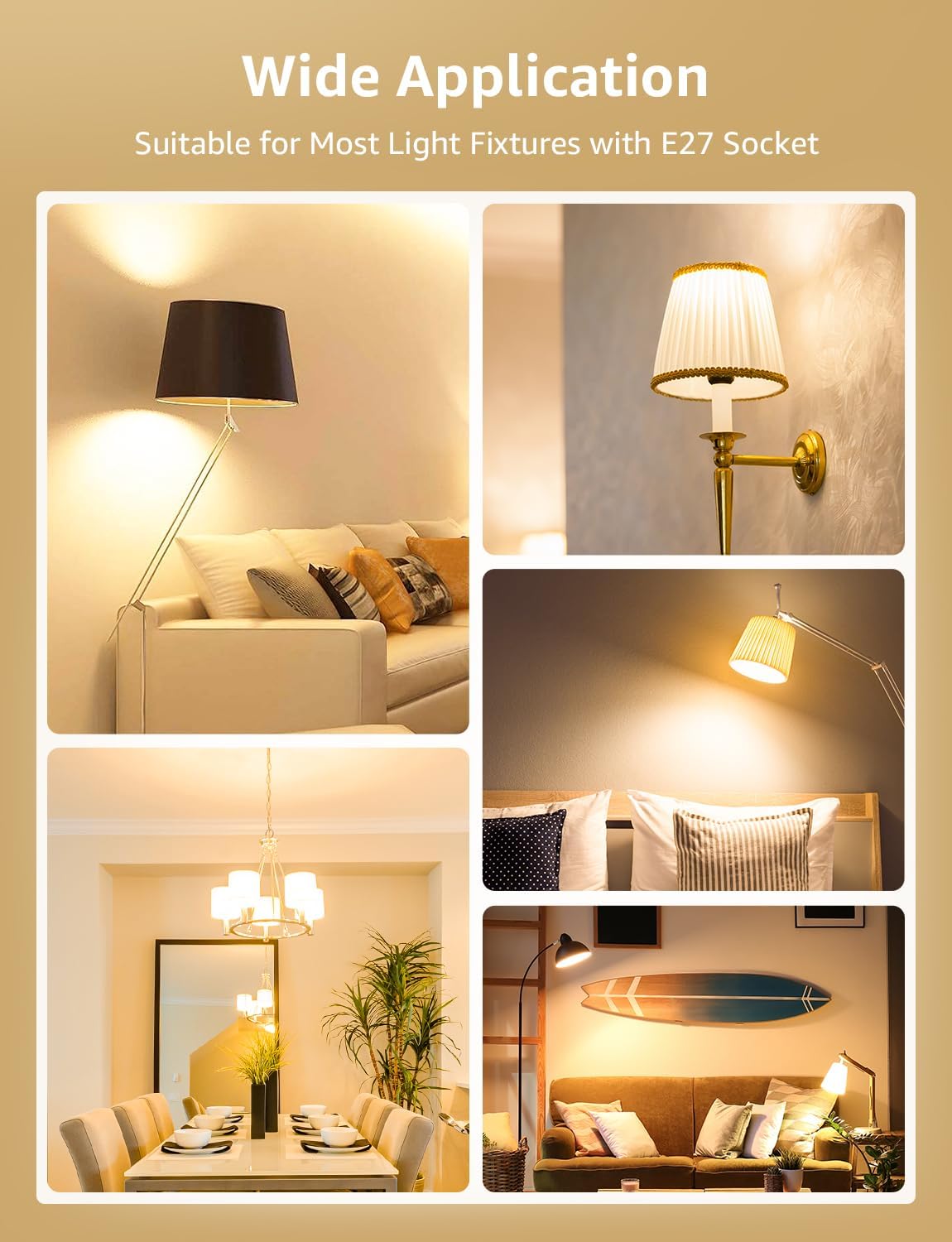 Thumbnail 5 de Lepro E27 Dimmable Bulb 7W 800lm 2700K