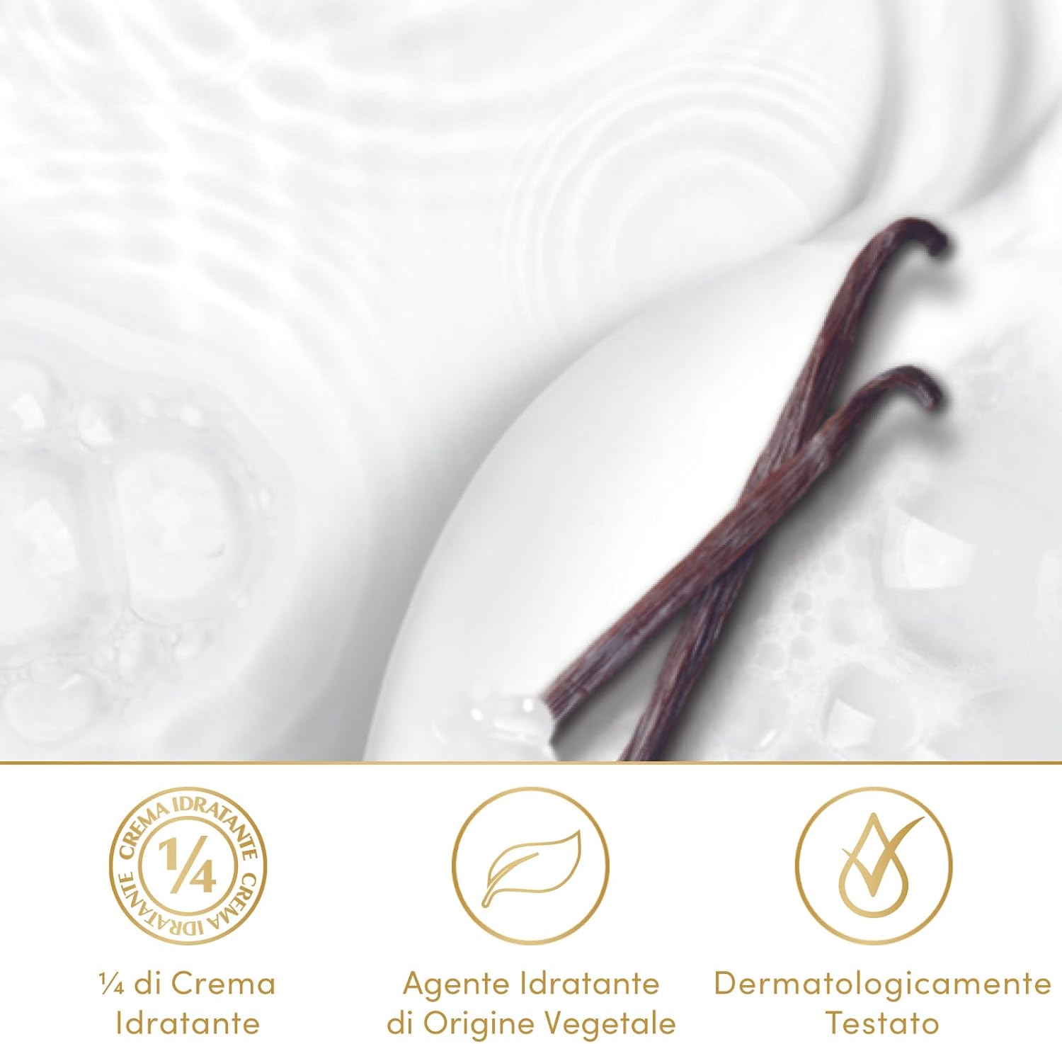 Thumbnail 3 de Dove Bagnodoccia Riequilibrante con burro di karité e vaniglia (450 ml), idratante dermo-naturale