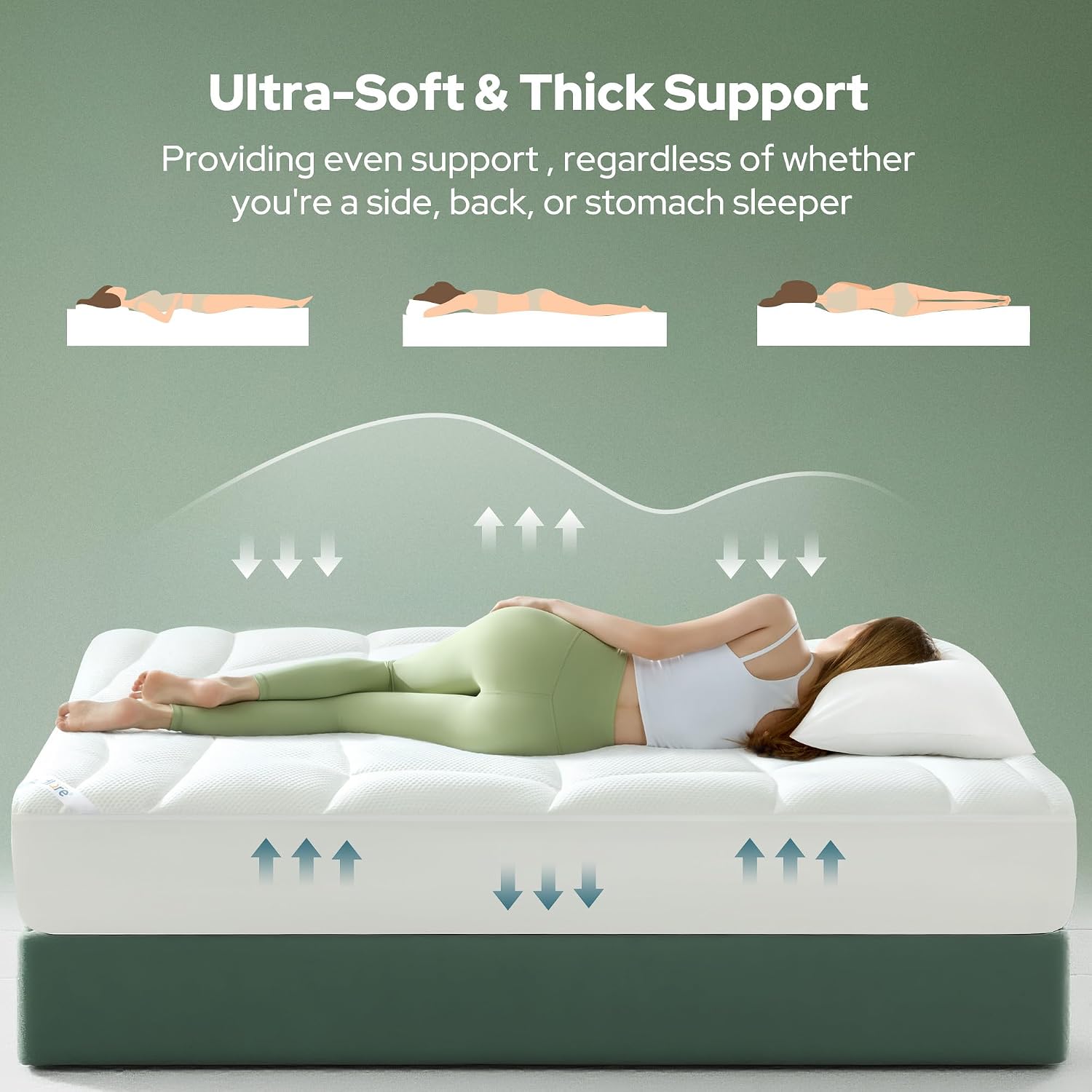 Detalle 2 de BEDLORE Queen Mattress Topper