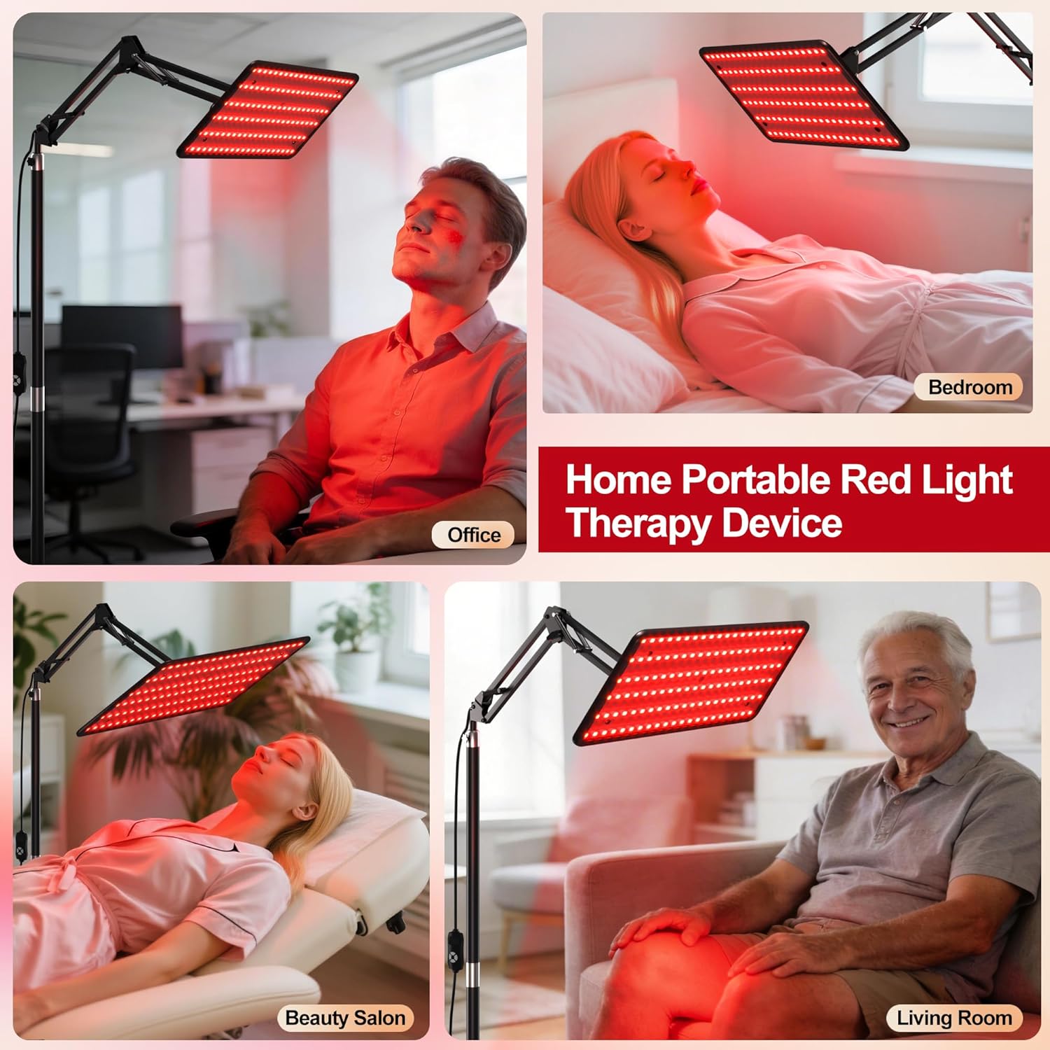 Detalle 2 de Infrared red light therapy lamp 660nm