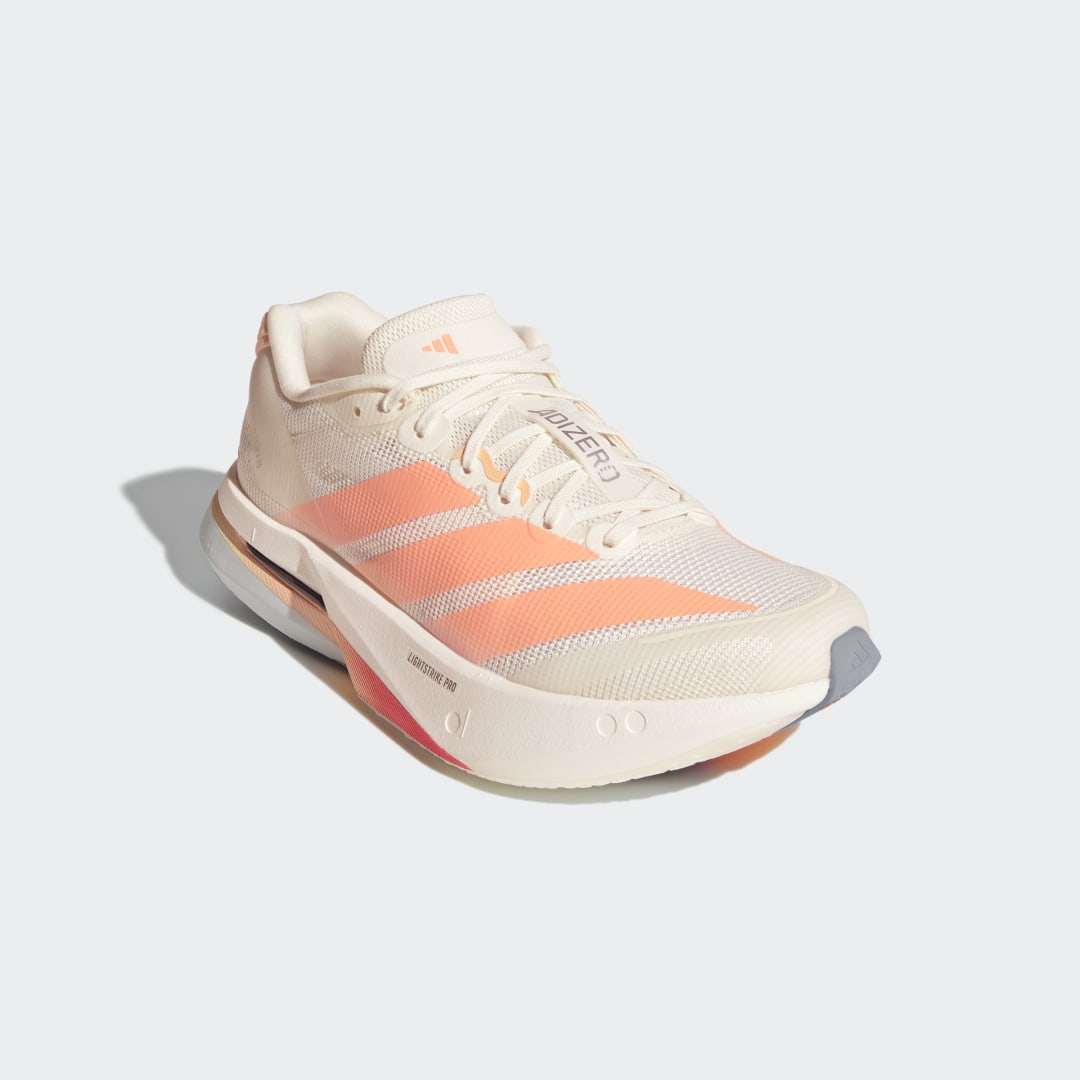 Detalle de Adidas Adizero Boston 13, zapatilla blanca