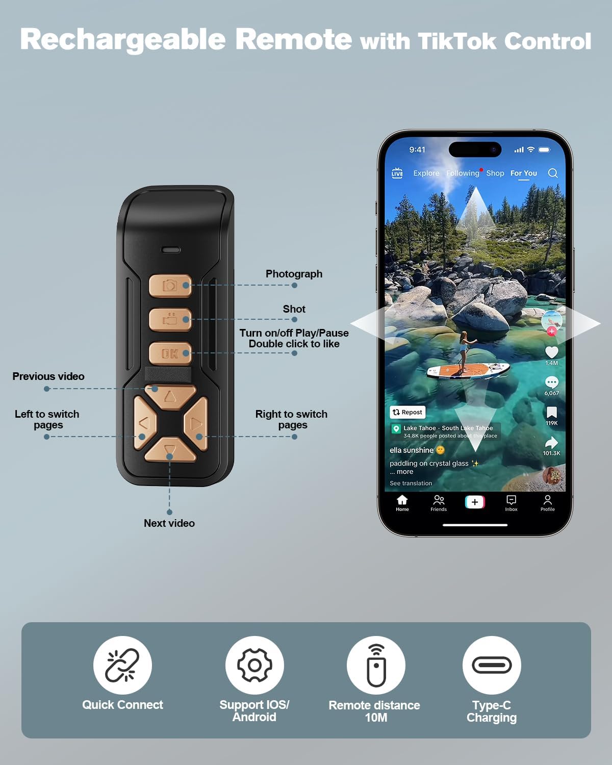 Thumbnail 5 de Avaspot 180CM Phone Tripod with 2 Fill Lights