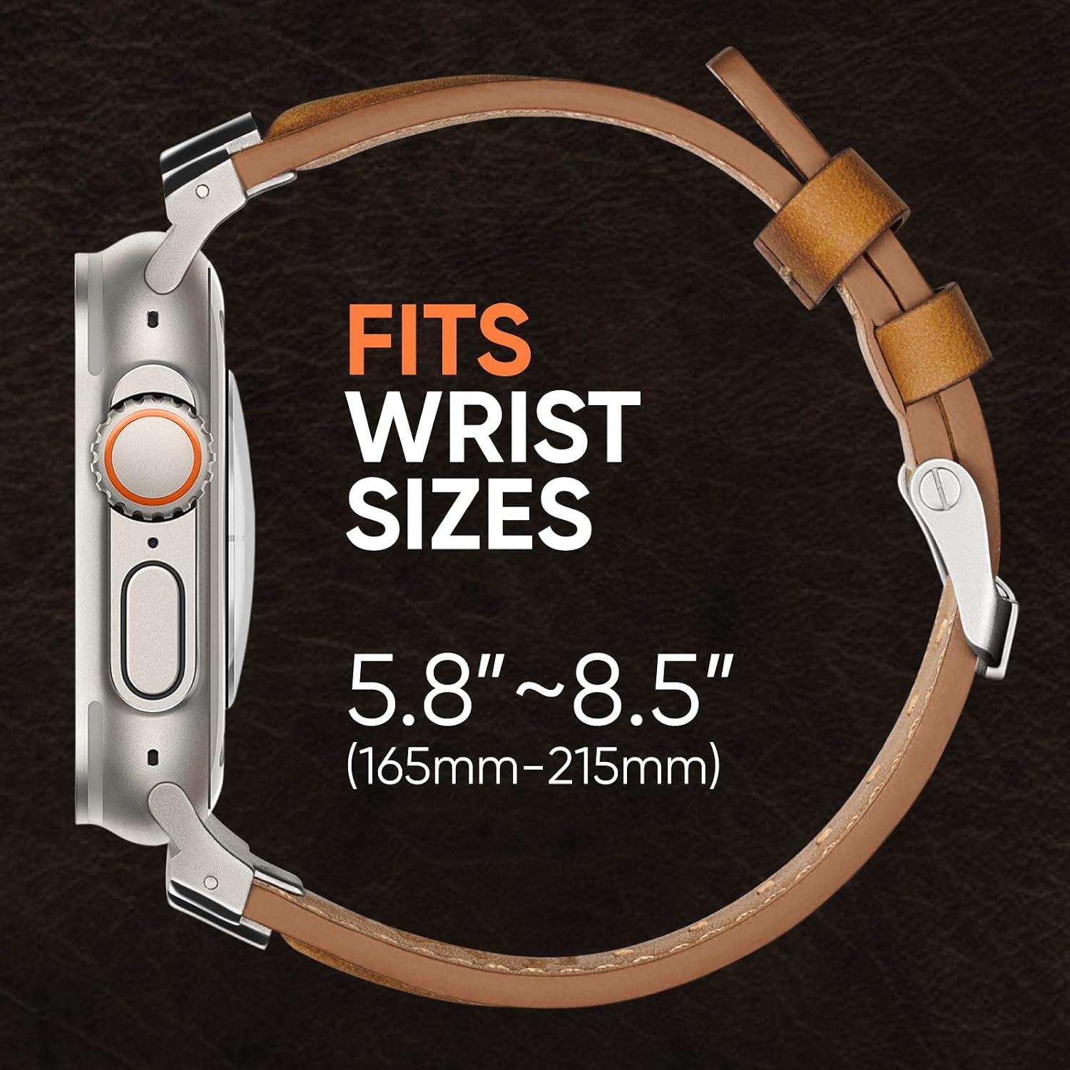 Detalle de Suitisbest 本革Apple Watchバンド 牛革素材・経年変化を楽しめる交換ストラップ