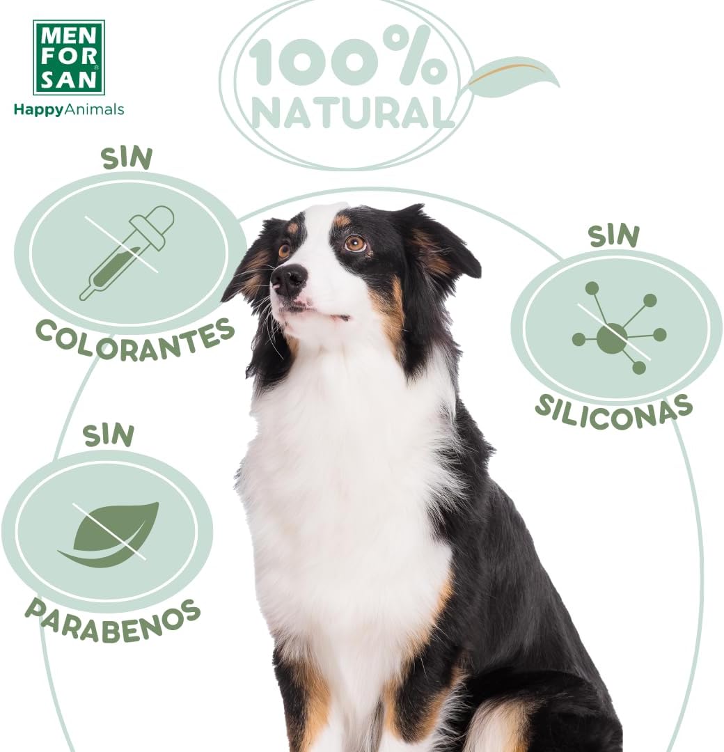 Detalle de Menforsan Shampooing Aloe Vera mousse – Nettoyage sans eau pour chiens et chats