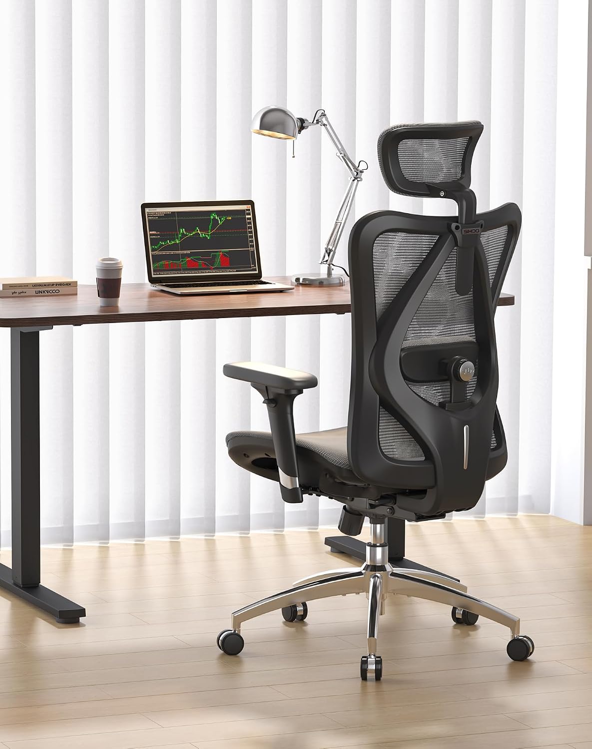 Detalle 2 de SIHOO ergonomischer Bürostuhl 150 kg