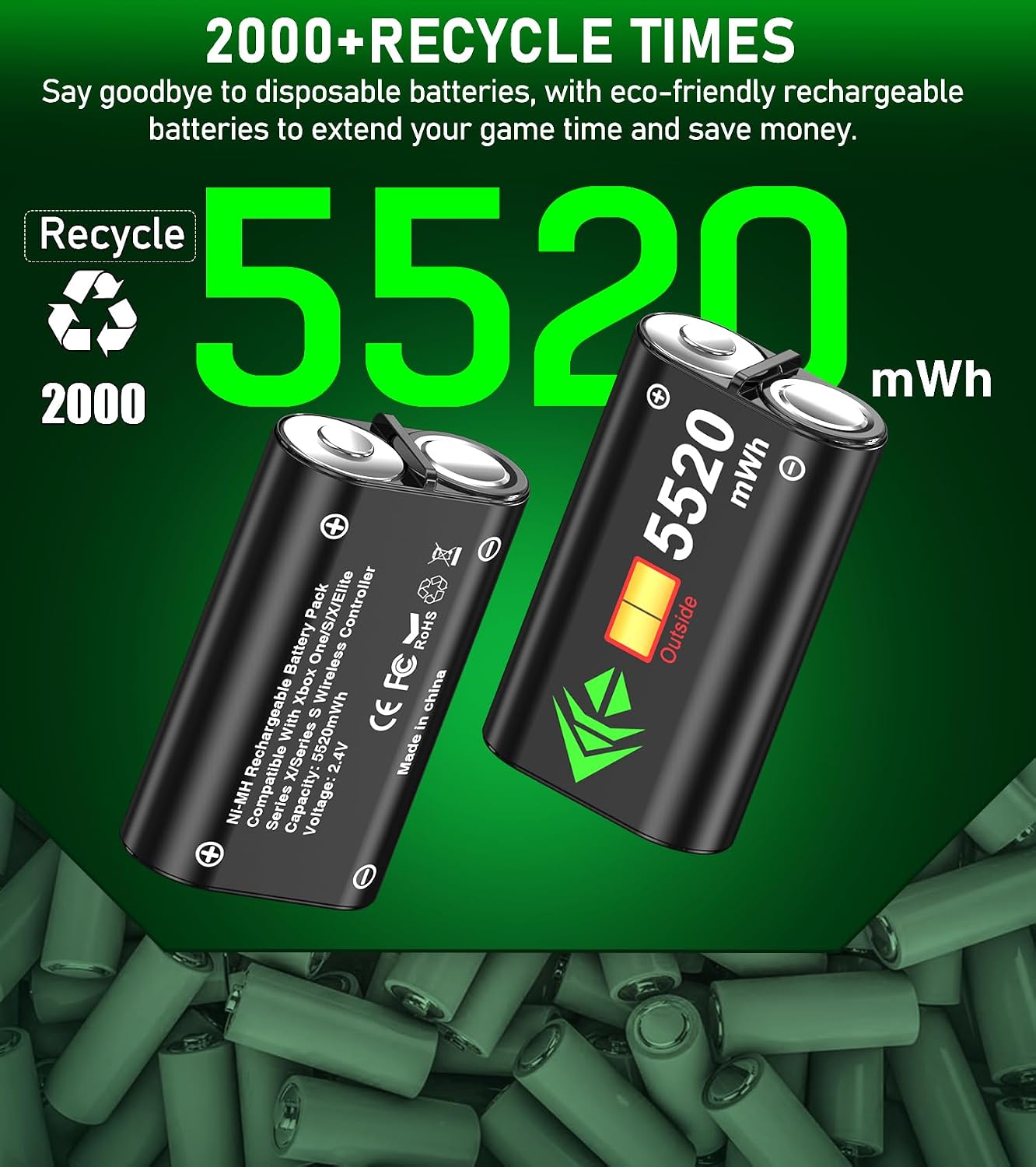 Thumbnail 3 de HASACOOL Controller Charging Dock 5520mWh batteries