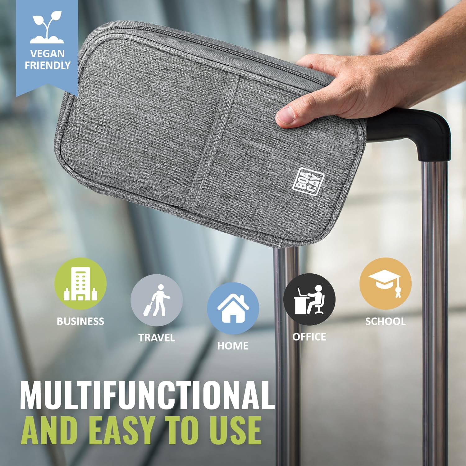 Thumbnail 5 de Family passport holder RFID wallet 13x22.5cm