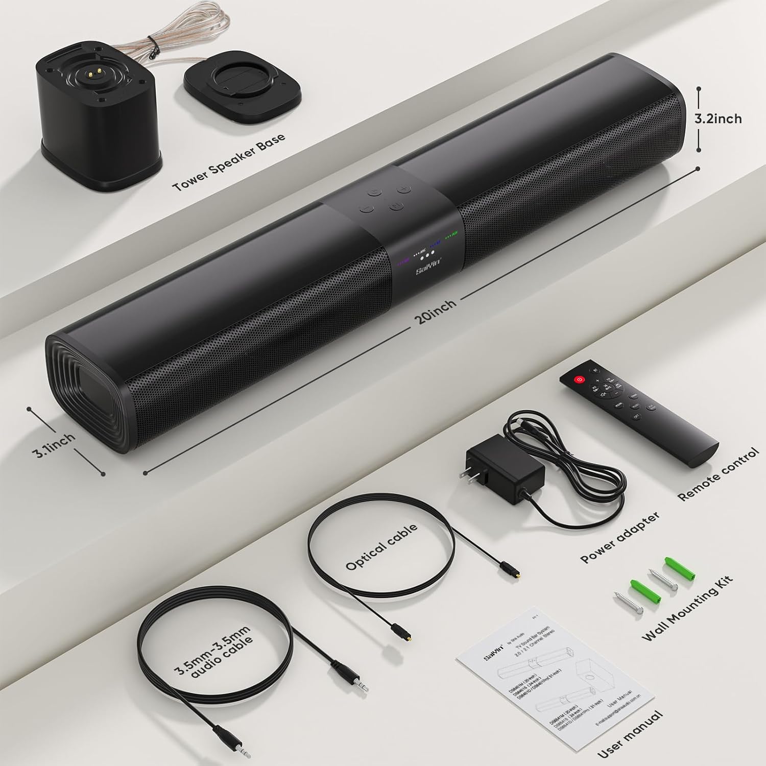 Thumbnail 5 de Saiyin 20" Sound Bar for Smart TV