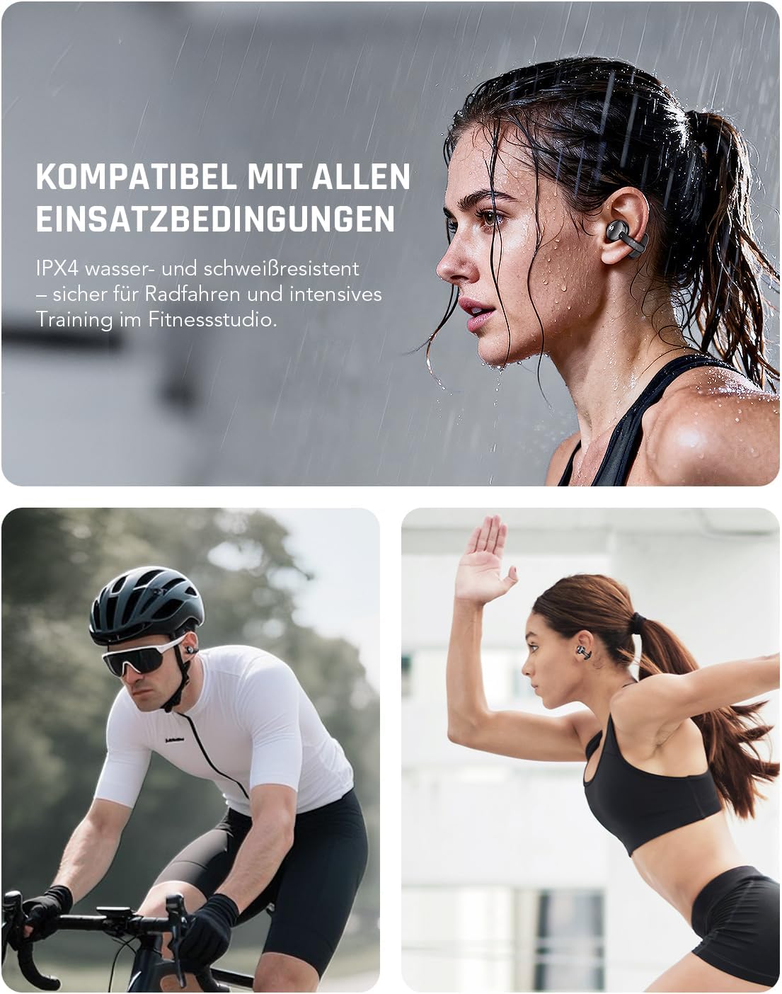 Thumbnail 6 de Black Shark T19 Open Ear Kopfhörer – kabellos, leicht, 50 Std. Akku