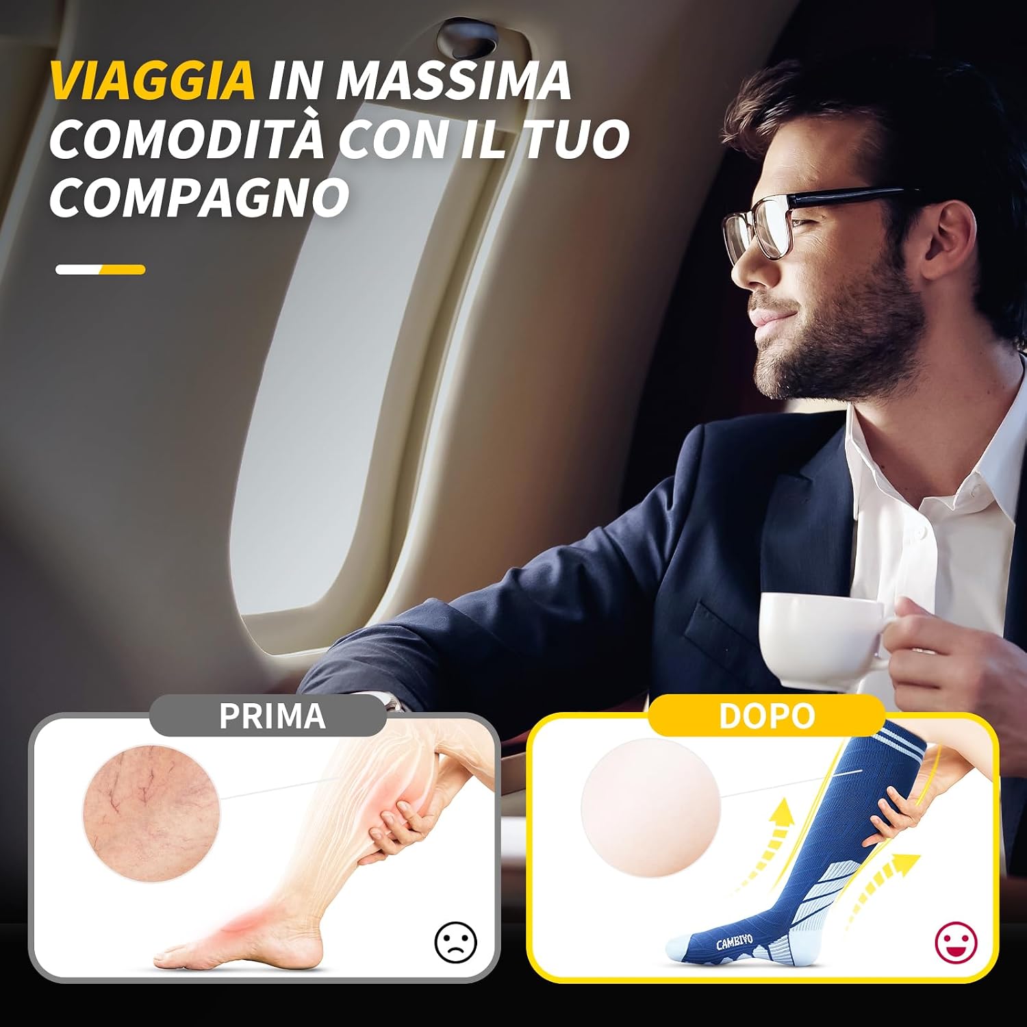 Thumbnail 5 de CAMBIVO calze compressione graduata 20-30 mmHg