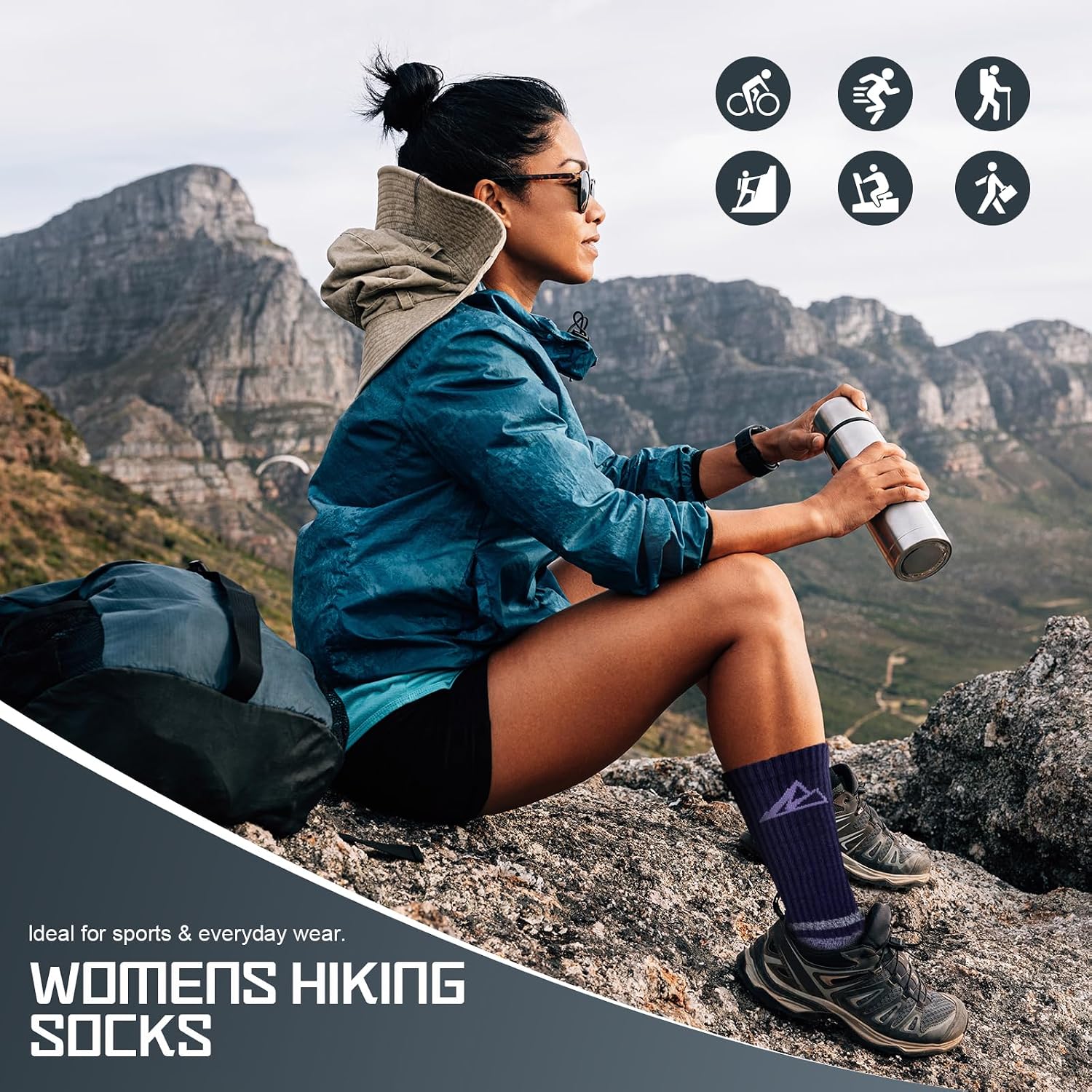 Detalle de Effeet Hiking Socks for Women, Anti blister
