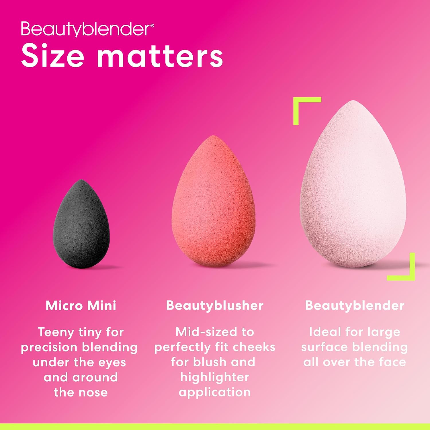 Detalle 2 de Beauty Blender - Spugna trucco per fondot Nitro liquidi, polveri e creme – vegan, cruelty free, Made in USA