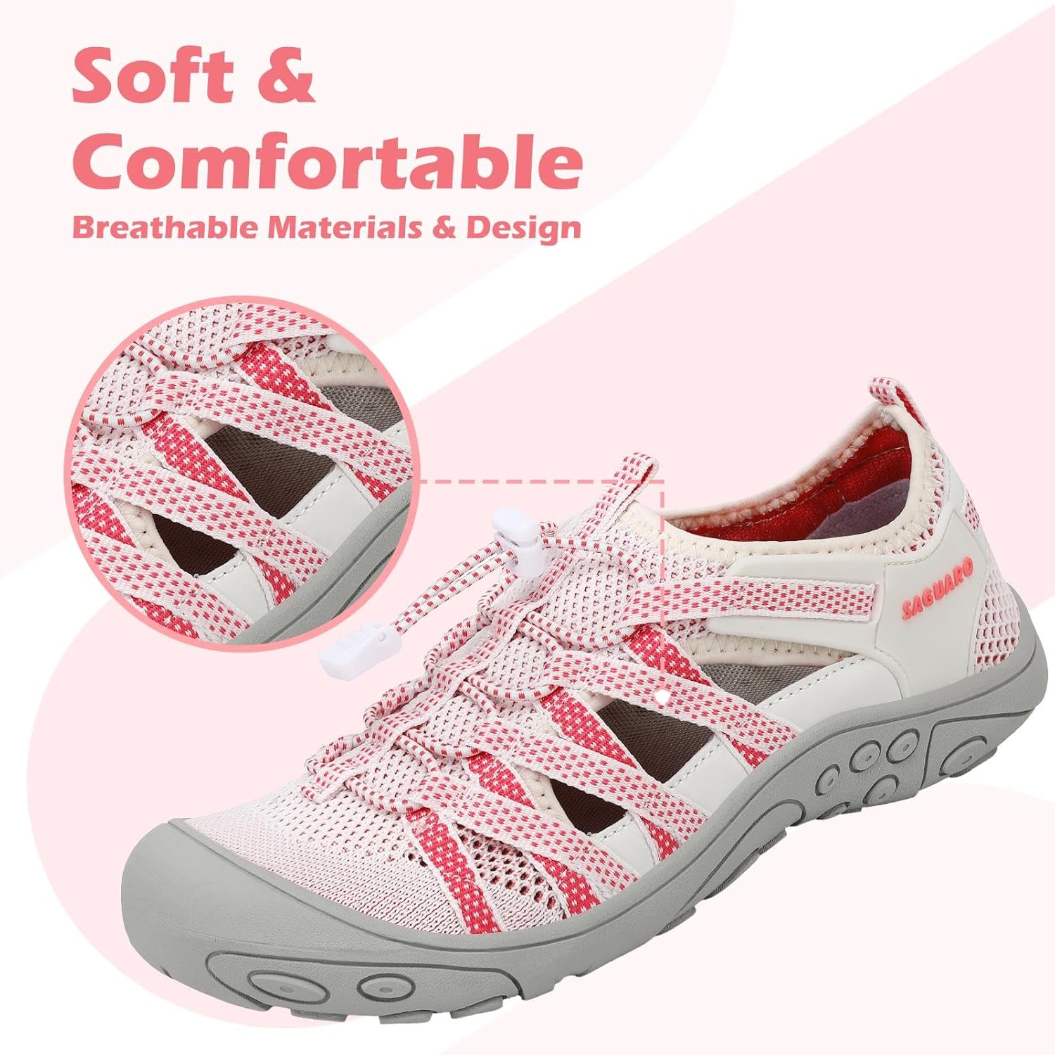 Thumbnail 2 de SAGUARO Sandales de Randonnée pour Femme – Confort et respirabilité pour l’extérieur