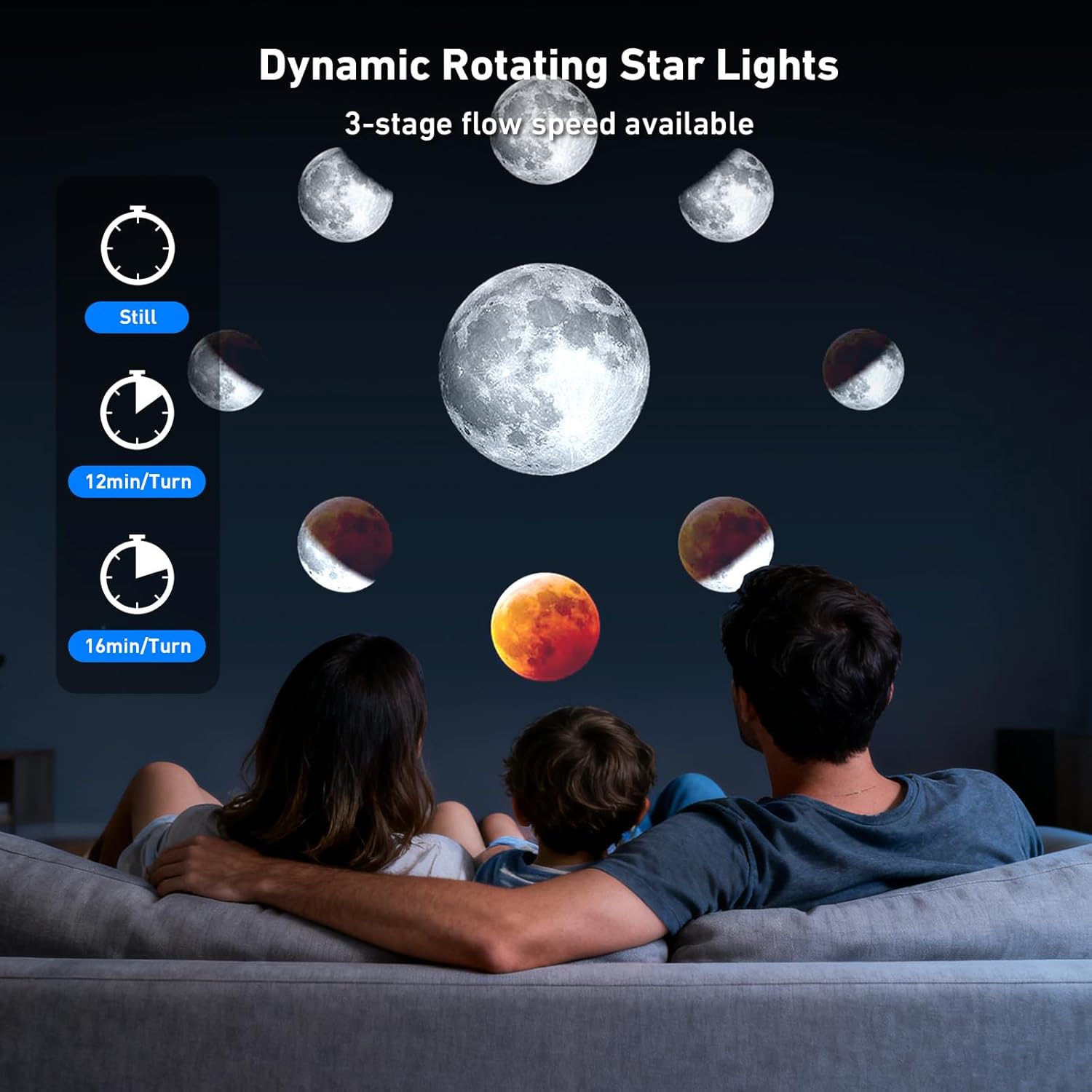 Thumbnail 4 de YunLone Proiettore Stella Soffitto 13-in-1: Galaxy Planetario con Timer e Nebulose