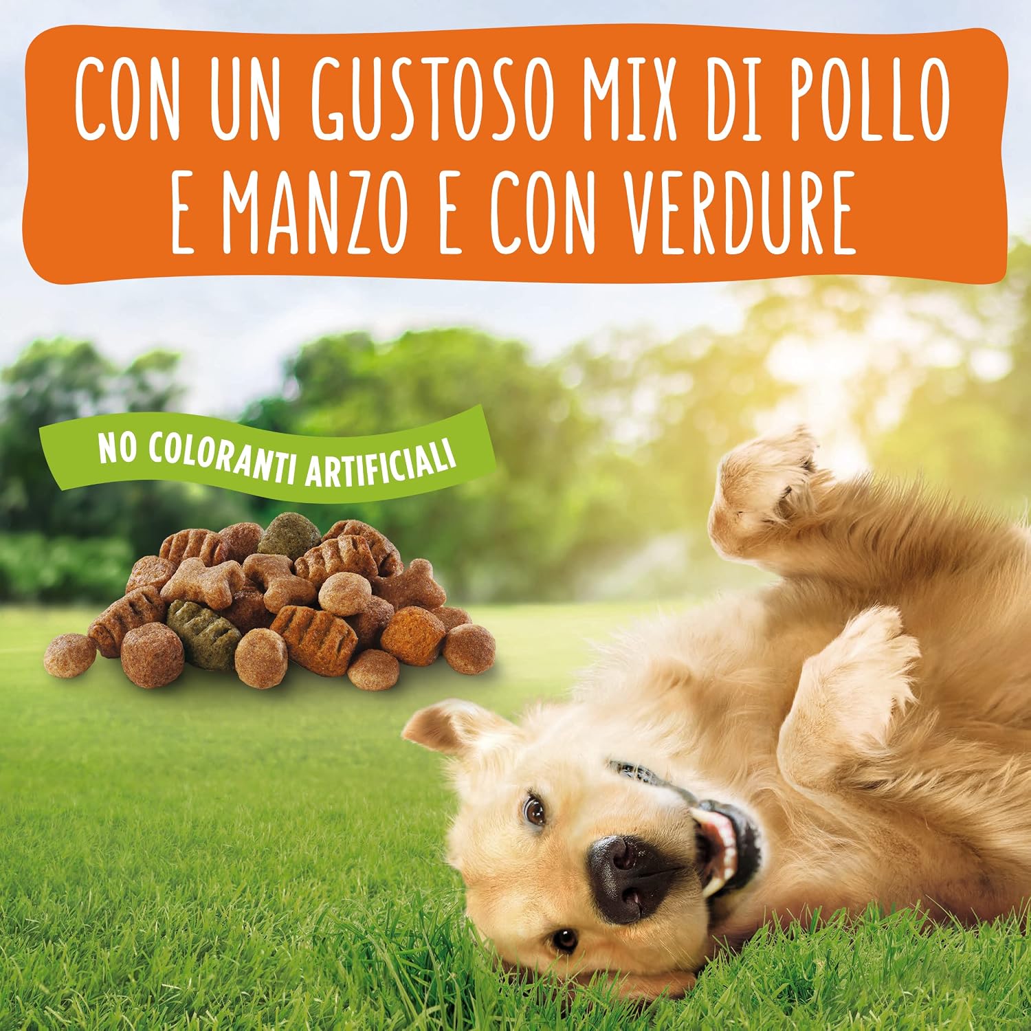 Detalle de Purina Friskies Balance Trockenfutter für Hunde mit Huhn, Rindfleisch und Gemüse – 9 kg