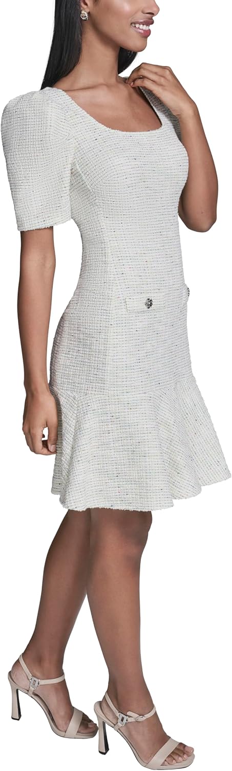 Detalle 2 de Karl Lagerfeld Women's Tweed Mini Dress