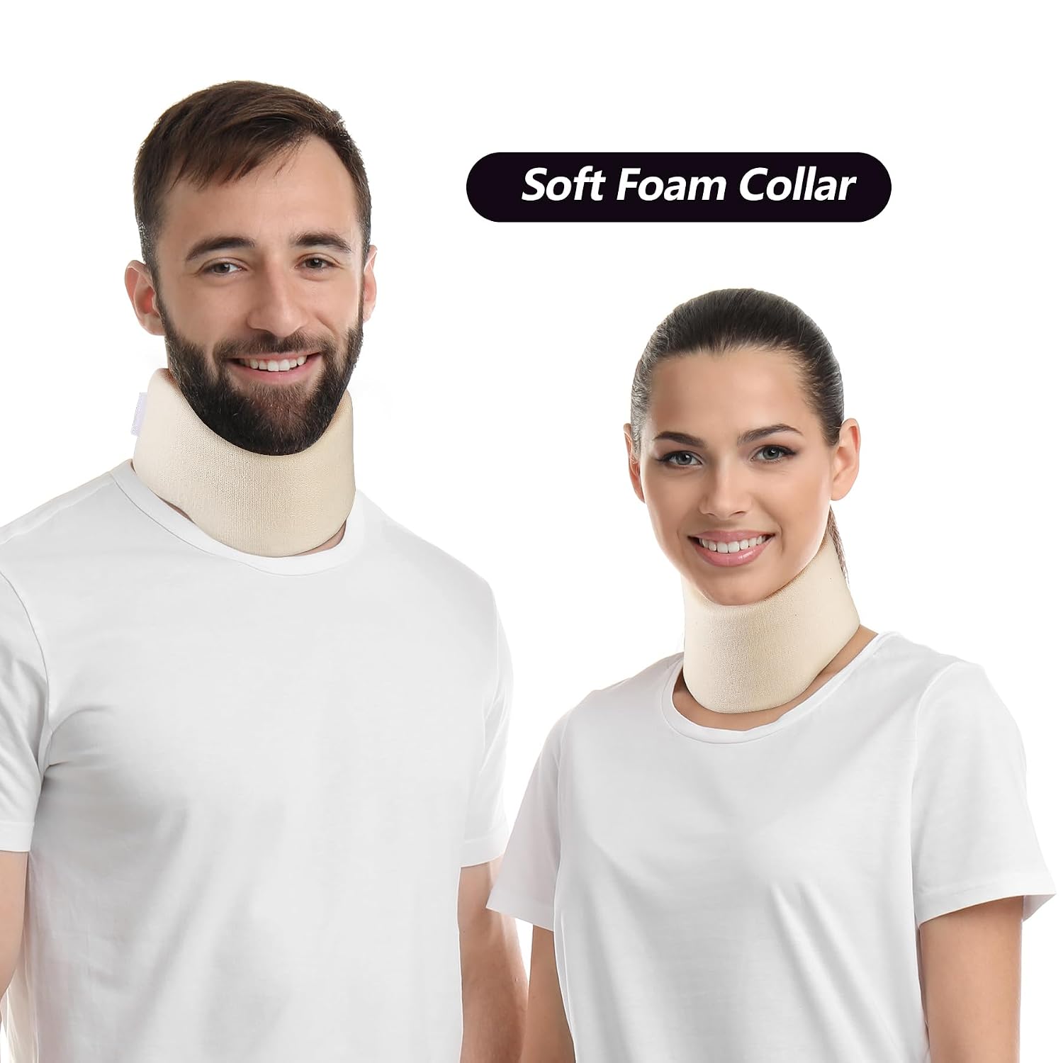 Thumbnail 4 de Cozyhealth Soft Foam Neck Brace: Adjustable Cervical Collar for Pain Relief and Sleep Support