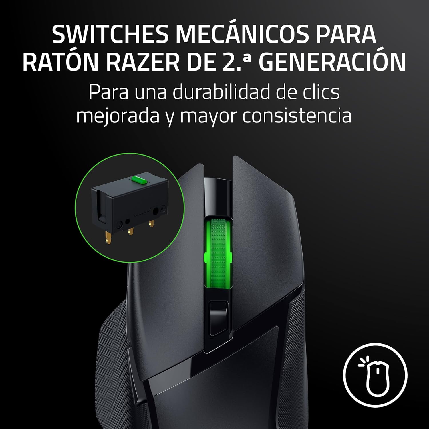 Thumbnail 6 de Razer Basilisk V3 X HyperSpeed 🖱️ Mouse gaming inalámbrable personalizable