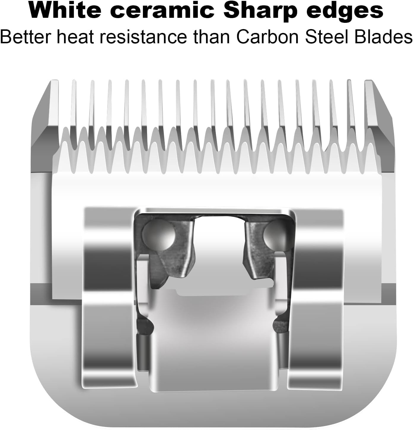 Thumbnail 2 de 3 Pack 10 Detachable Dog Clipper Replacement Blades (1.5mm) – ceramic movable blade for Andis & Oster A5 / Wahl KM series