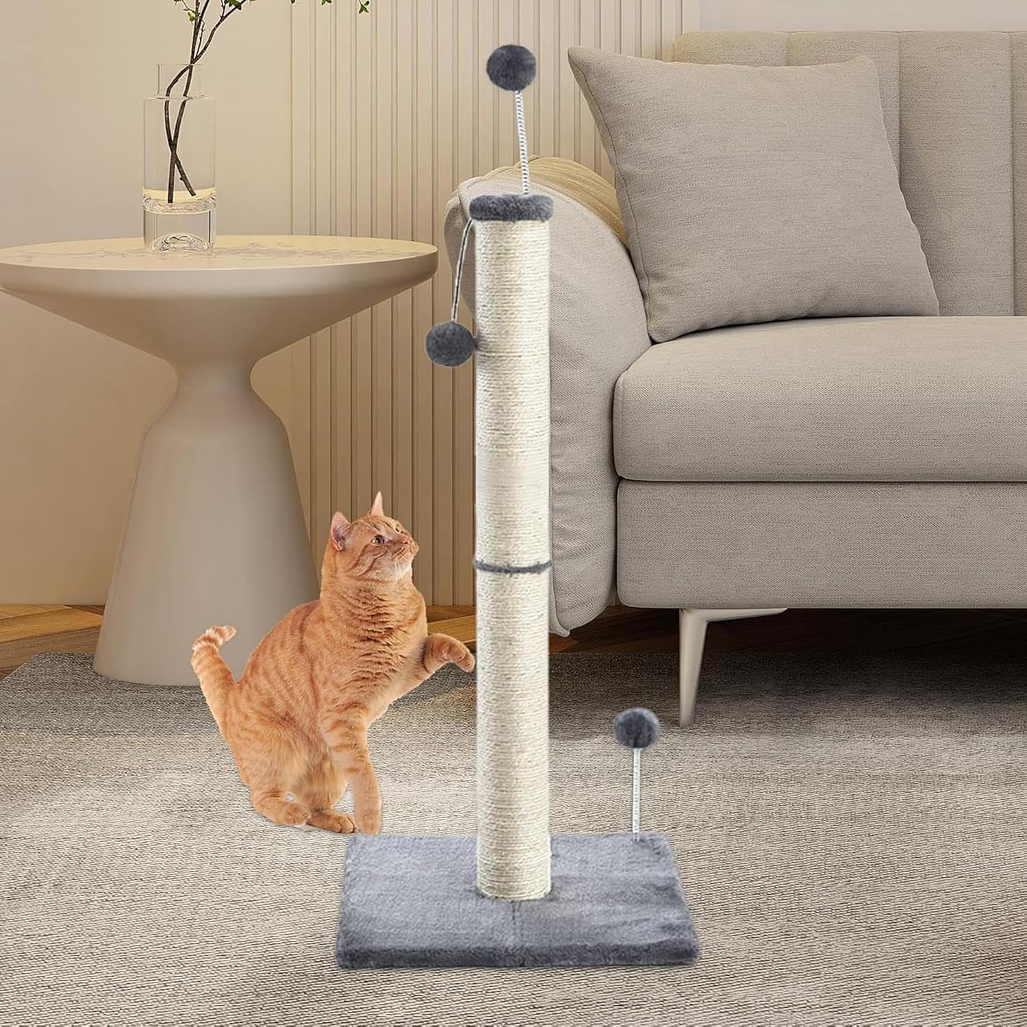 Detalle de Kratzsäule für Katzen 97 cm XXL Sisal