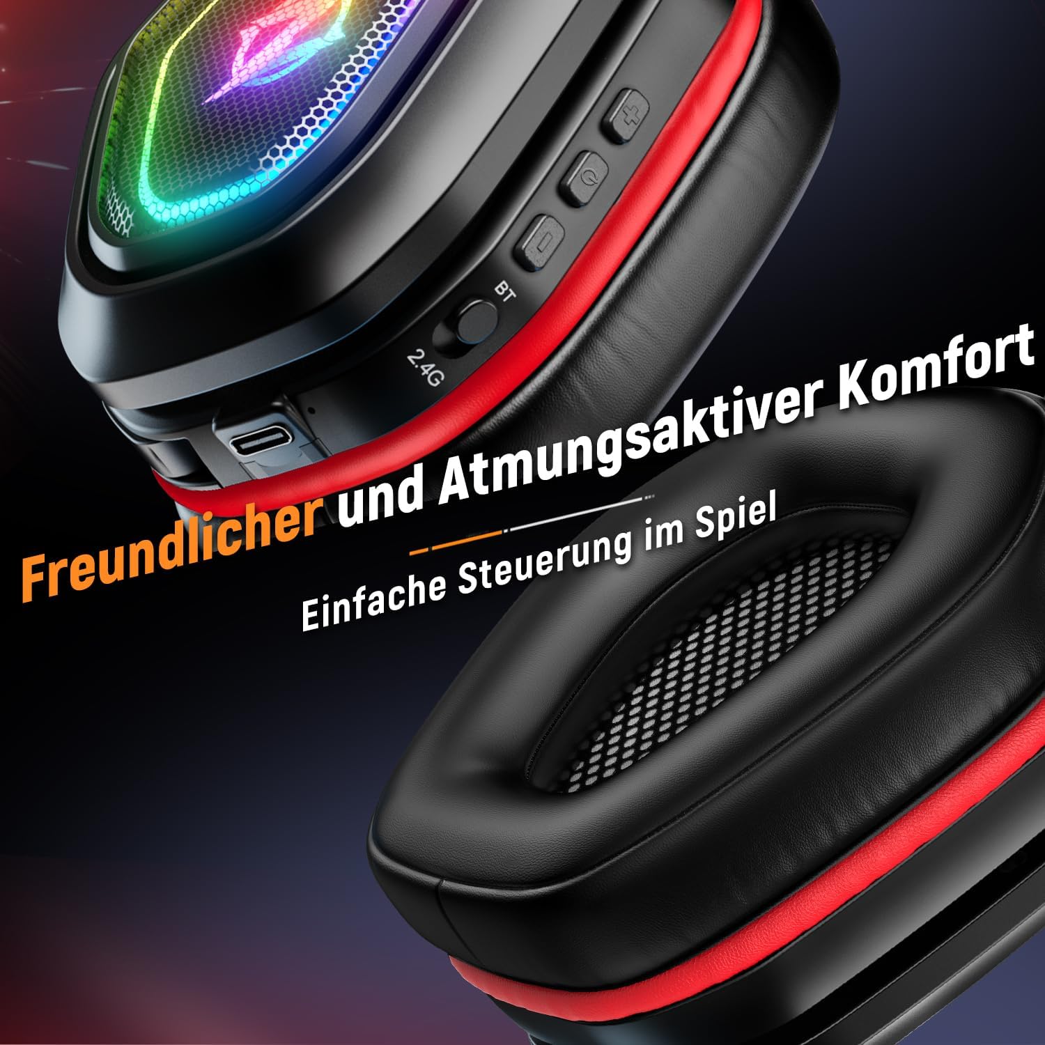 Detalle 2 de Ozeino Gaming Headset 40+ Std Akku