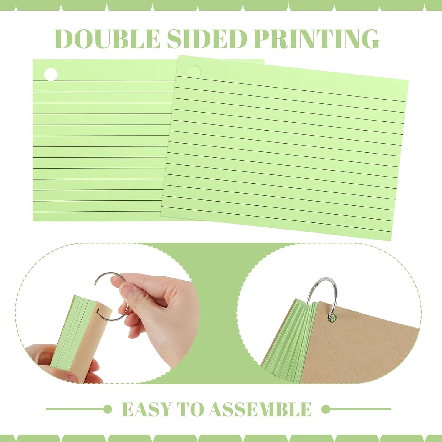 Thumbnail 2 de A6 Ruled Index Cards 600 pack 📚