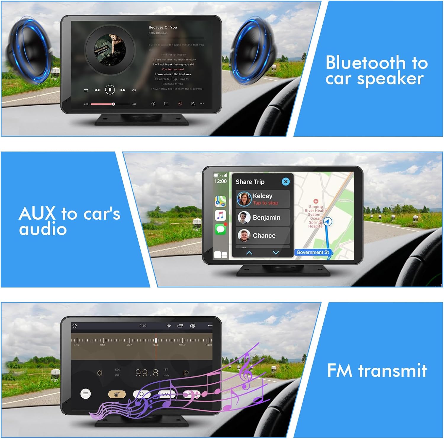 Thumbnail 3 de Capapro 7" Wireless CarPlay Touchscreen
